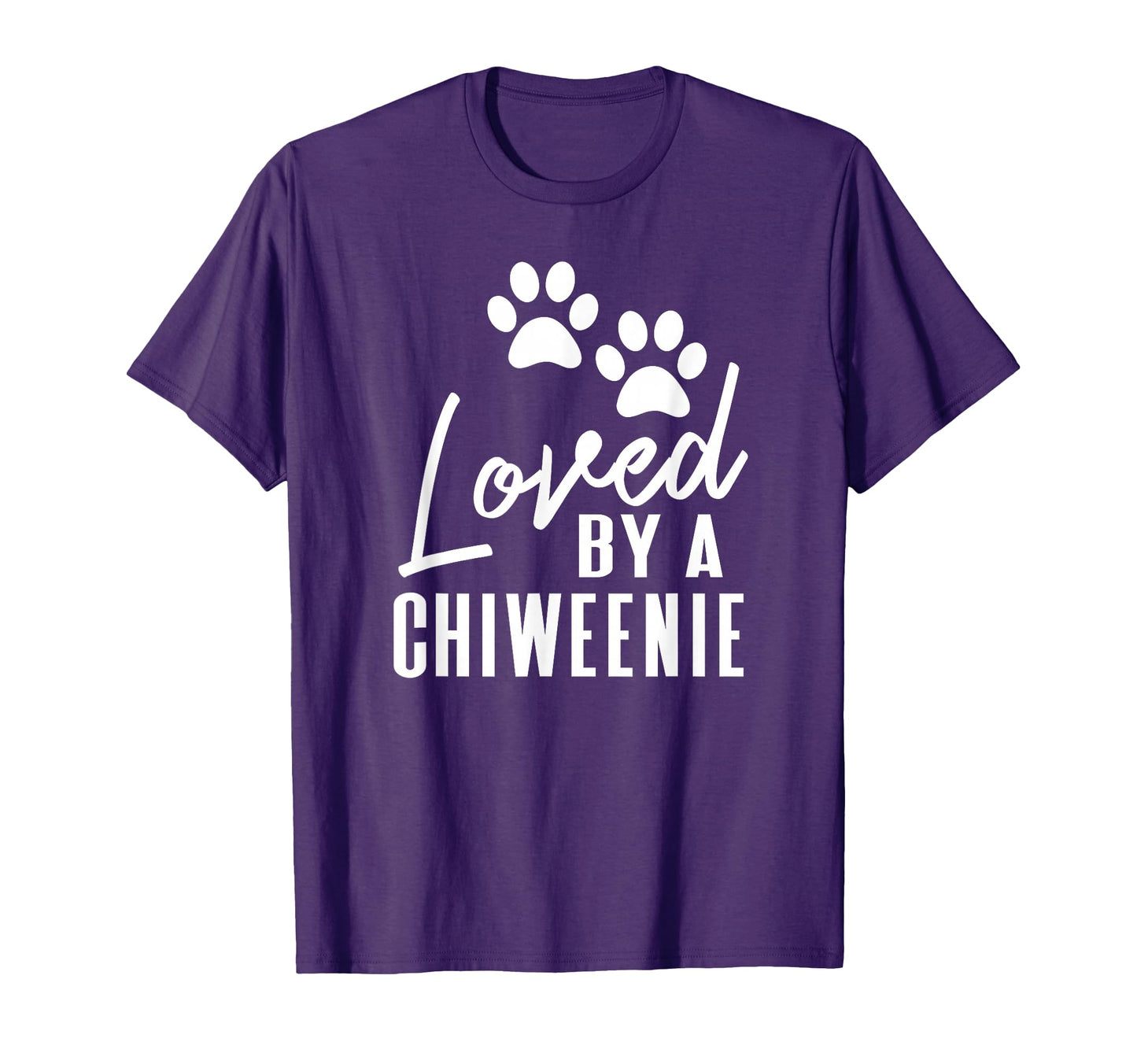 Loved Chiweenie Puppy Dog Mom Or Dad T-Shirt - Aesthetic Graphic Unisex - T-Shirt, Sweatshirt, Hoodie