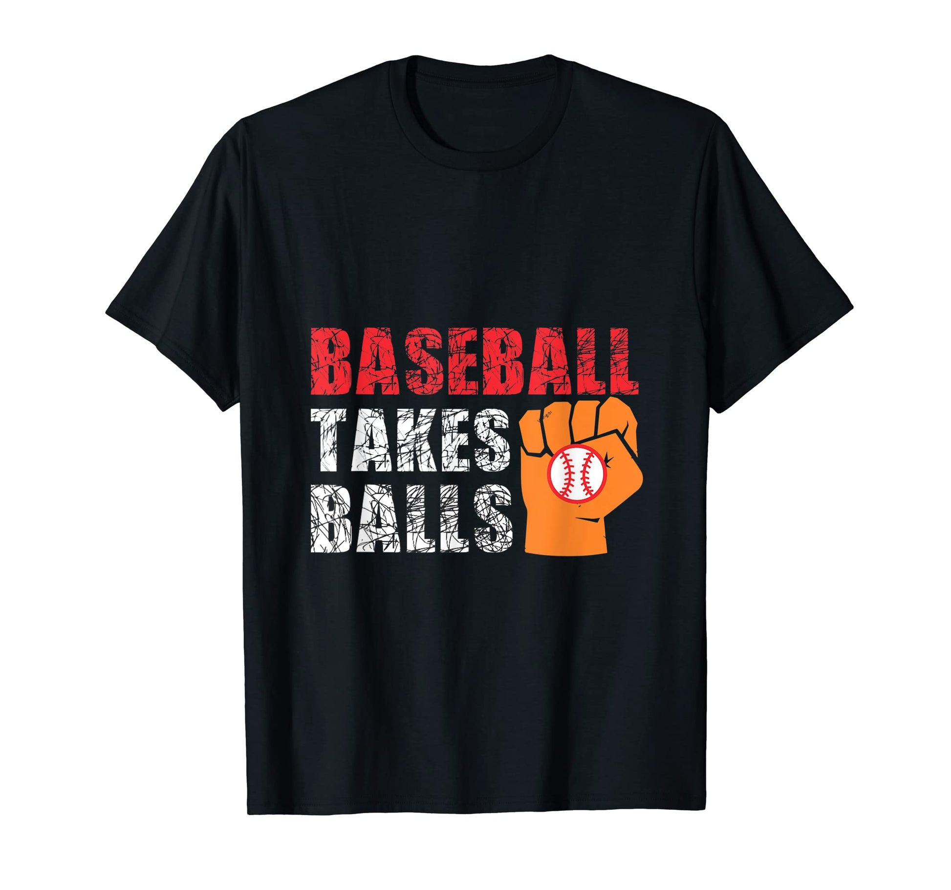 Baseball Takes Balls Baseball Player T-Shirt - Graphic Print Men Women - T-Shirt, Sweatshirt, Hoodie