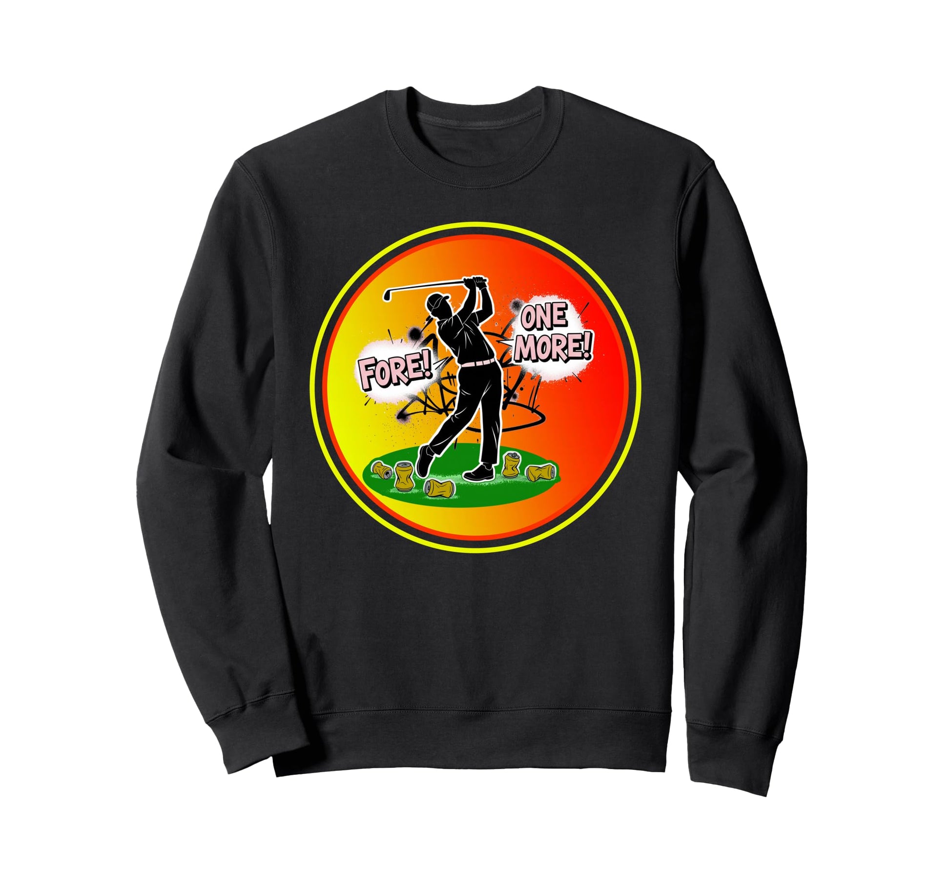 Golf Swing Lube Beer 19Th Hole Sweatshirt - Aesthetic Graphic Unisex - T-Shirt, Sweatshirt, Hoodie