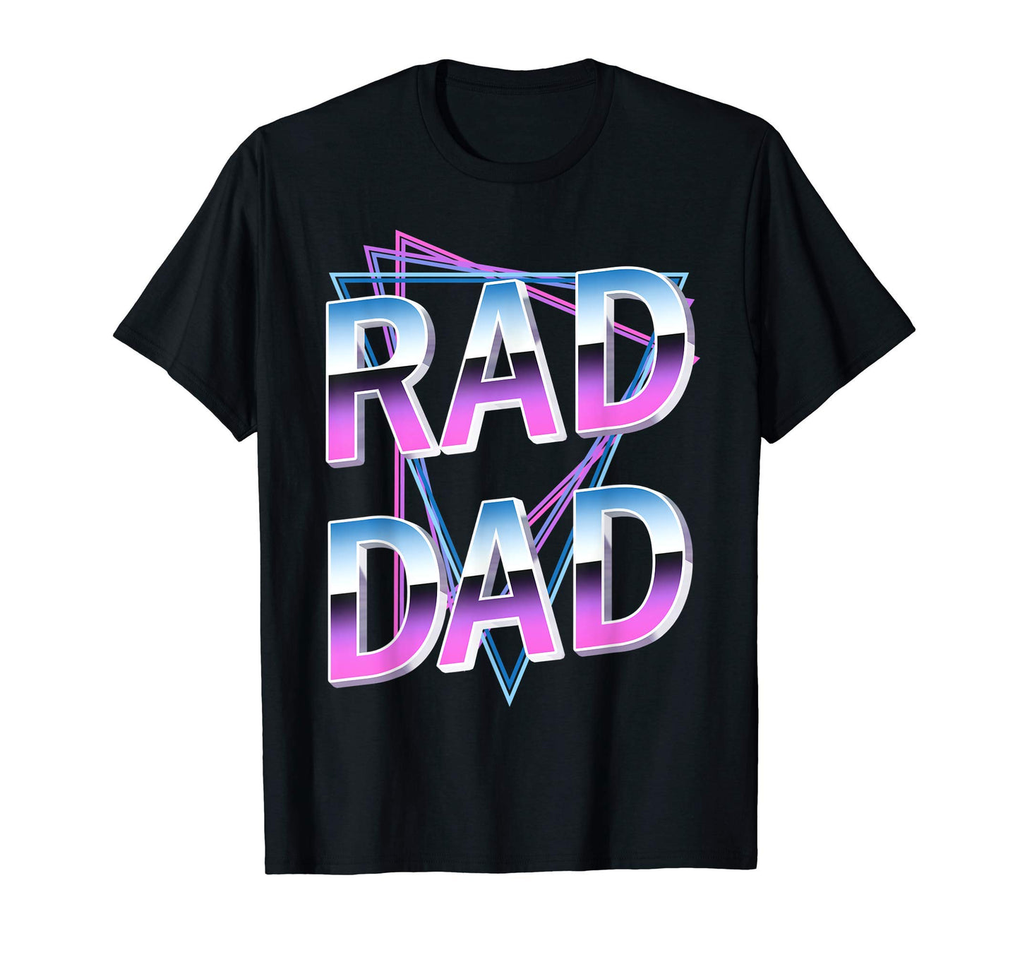 Rad Dad Vaporwave 80S T-Shirt - Casual Everyday Wear for Adults - T-Shirt, Sweatshirt, Hoodie