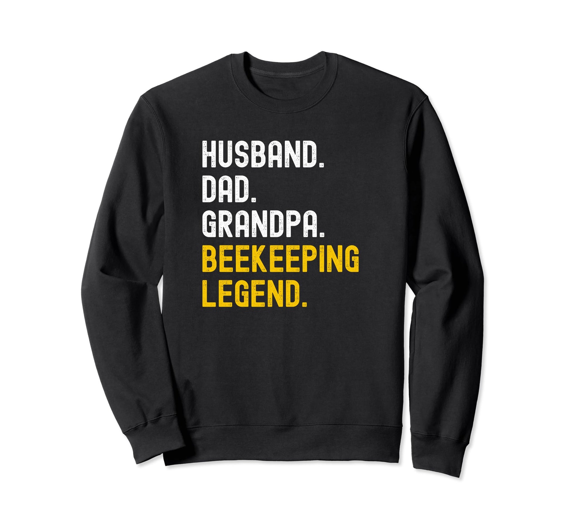 Husband Bee Dad Beekeeper Sweatshirt - Minimalist Print for Adults - T-Shirt, Sweatshirt, Hoodie