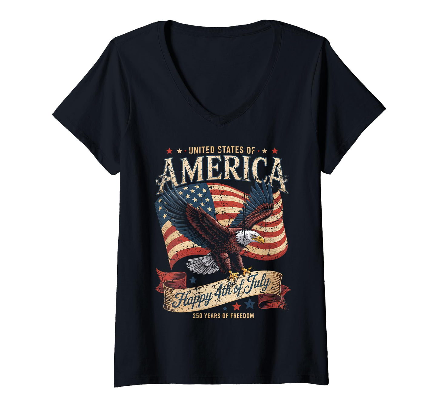 United States Anniversary American Flag T-Shirt - Trendy Graphic Men Women - T-Shirt, Sweatshirt, Hoodie