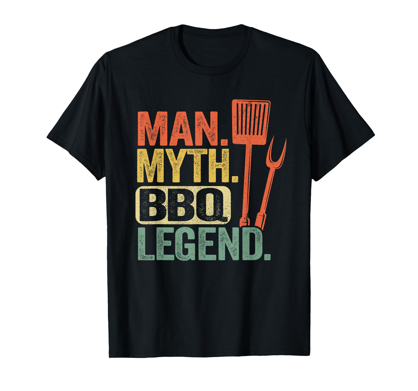 Myth Bbq Legend Barbecue Grilling T-Shirt - Fun Novelty Design for Adults - T-Shirt, Sweatshirt, Hoodie