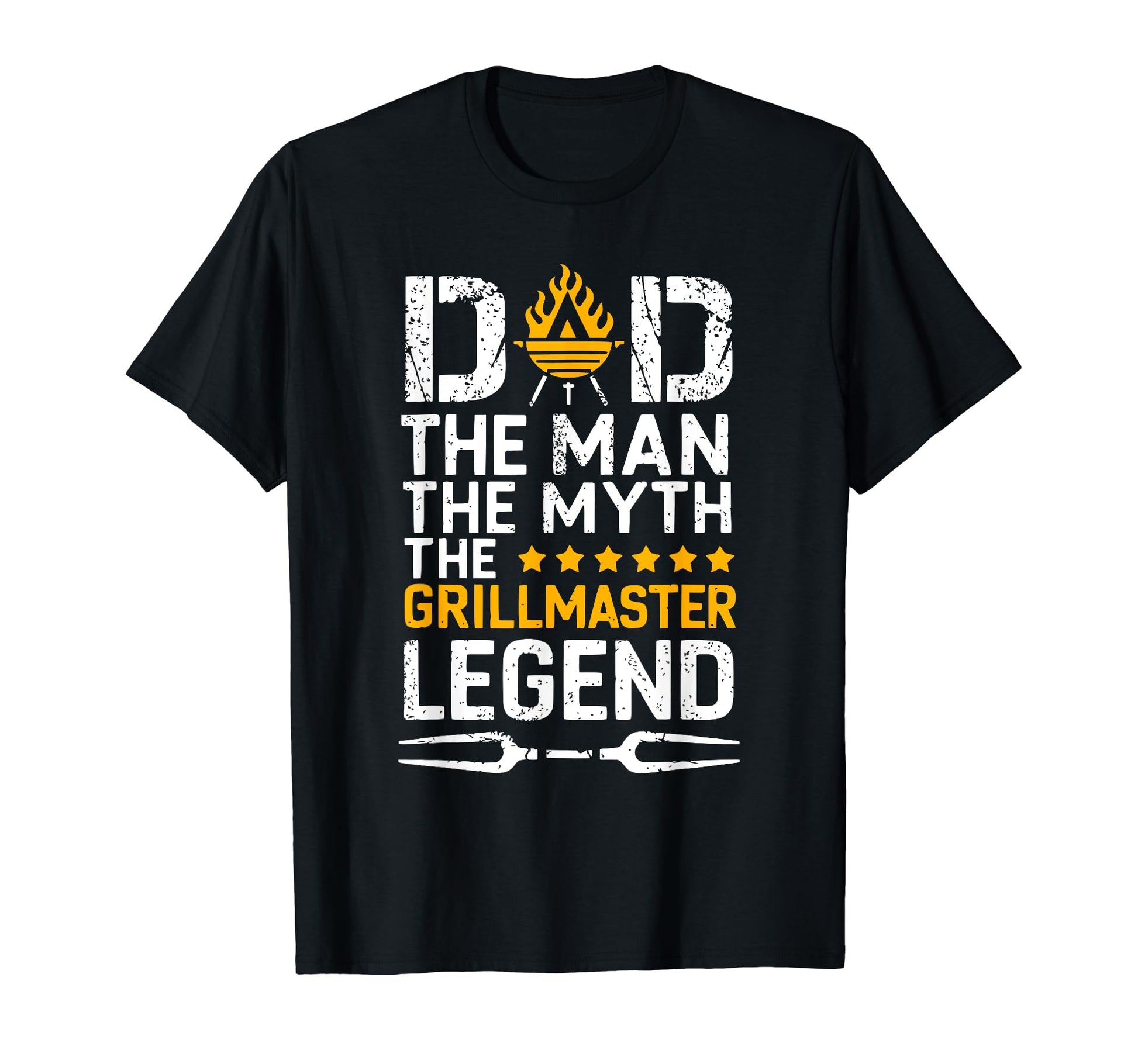 Mens Dad Myth Legend Funny Grill Master T-Shirt - Novelty Apparel Unisex - T-Shirt, Sweatshirt, Hoodie