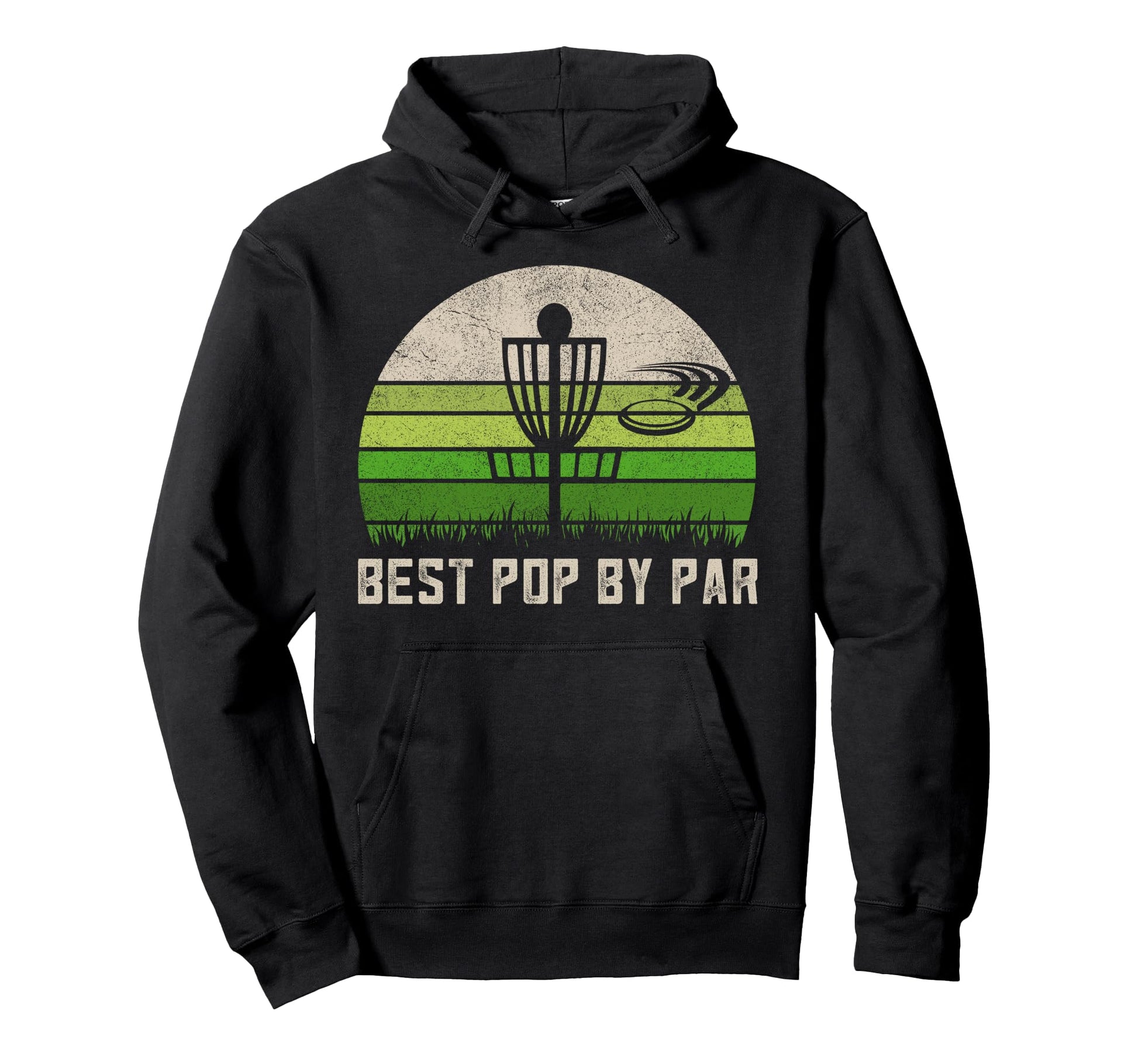 Disc Golf Fathers Day Pop Frisbee Hoodie - Minimalist Print for Adults - T-Shirt, Sweatshirt, Hoodie