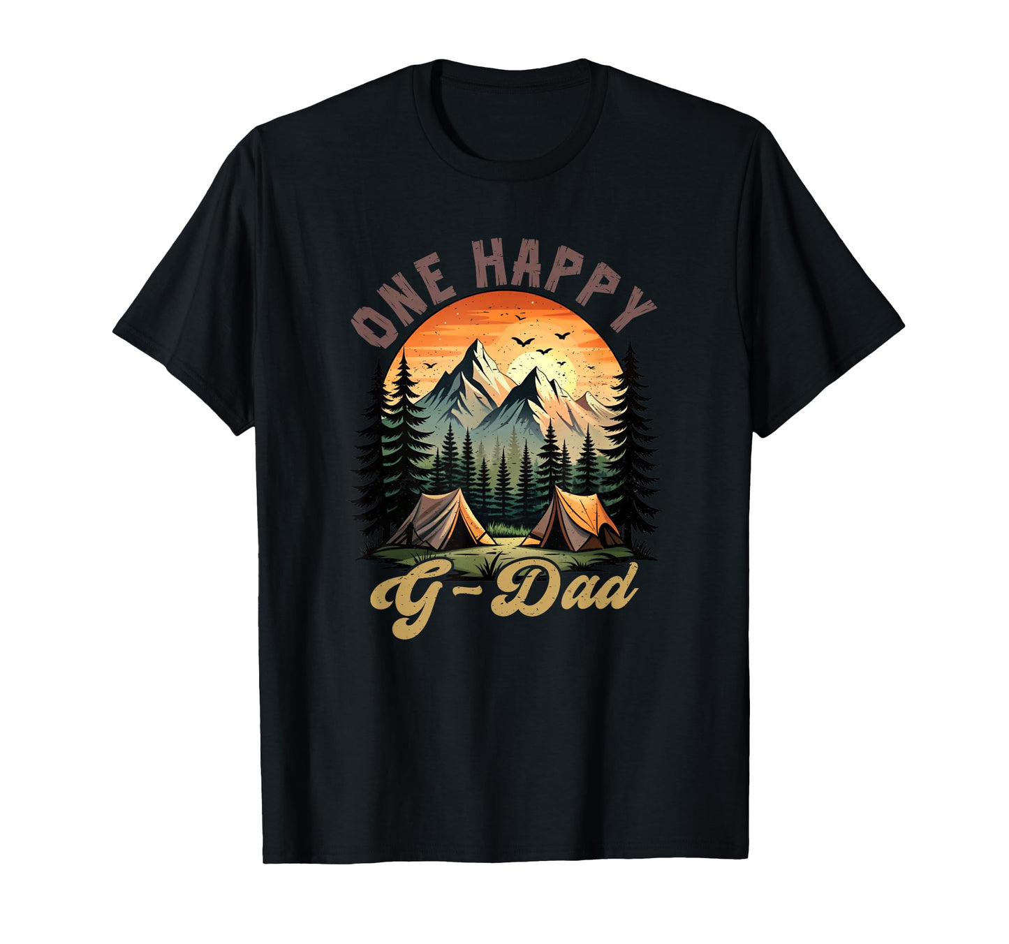 One Happy G Dad Camper 1St Birthday T-Shirt - Minimalist Print Unisex - T-Shirt, Sweatshirt, Hoodie