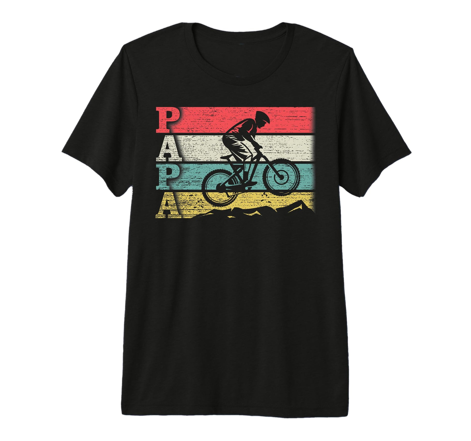Cycling Papa Mountain Biking Rider T-Shirt - Trendy Graphic Men Women - T-Shirt, Sweatshirt, Hoodie