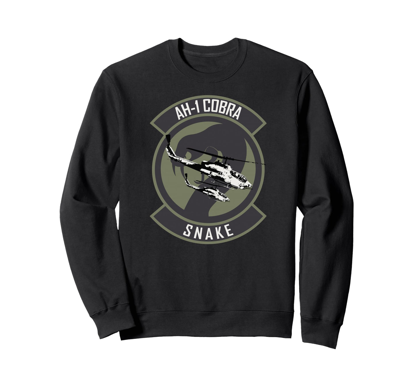 Ah 1 Cobra Helicopter Gunship Sweatshirt - Streetwear Style for Adults - T-Shirt, Sweatshirt, Hoodie