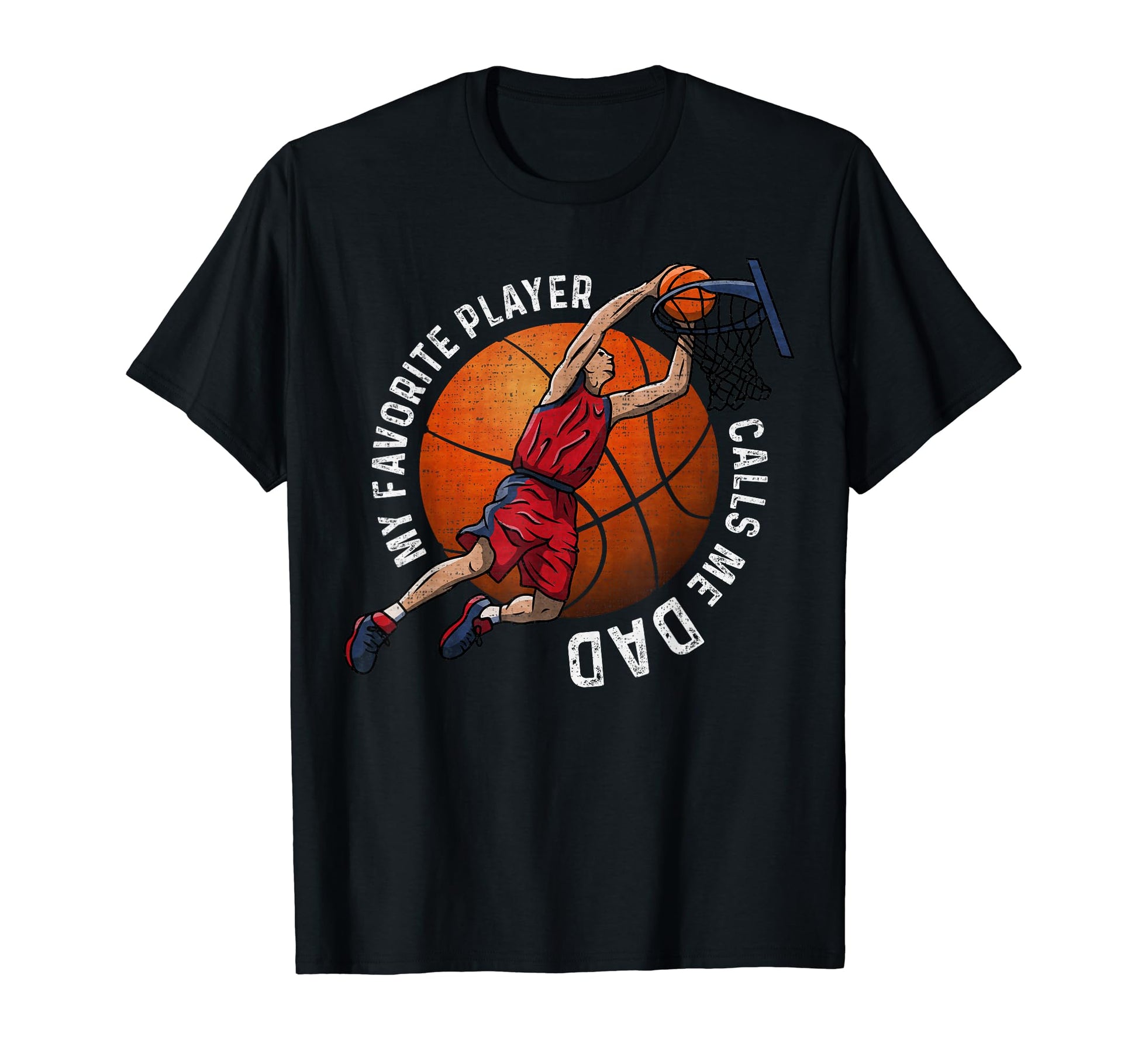 My Favorite Basketball Player Calls T-Shirt - Aesthetic Graphic for Adults - T-Shirt, Sweatshirt, Hoodie
