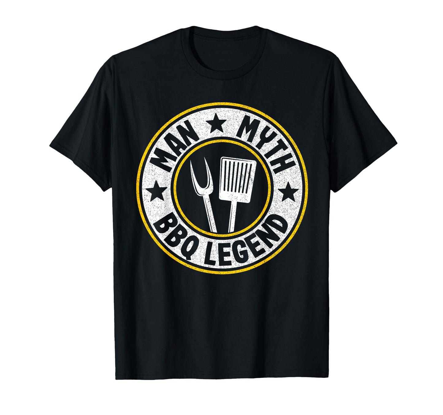 Myth Bbq Legend Dad Barbecue T-Shirt - Minimalist Print for Adults - T-Shirt, Sweatshirt, Hoodie