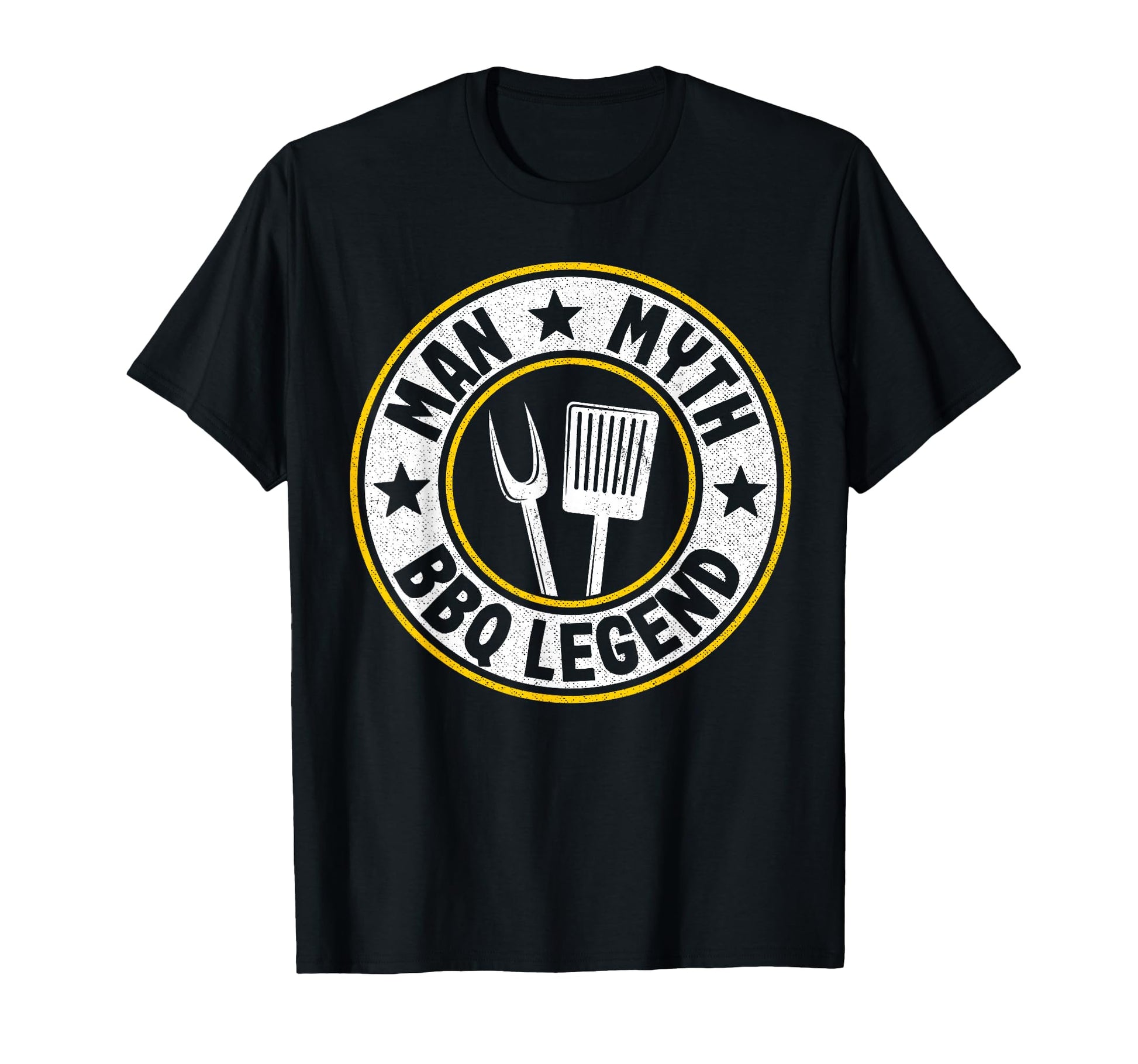 Myth Bbq Legend Dad Barbecue T-Shirt - Minimalist Print for Adults - T-Shirt, Sweatshirt, Hoodie