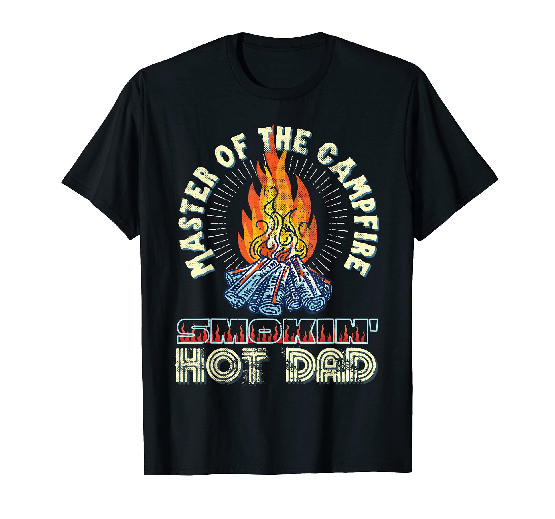 Campfire Master Smoking Hot Dad Bod T-Shirt - Minimalist Print for Adults - T-Shirt, Sweatshirt, Hoodie