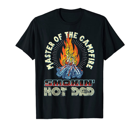 Campfire Master Smoking Hot Dad Bod T-Shirt - Minimalist Print for Adults - T-Shirt, Sweatshirt, Hoodie