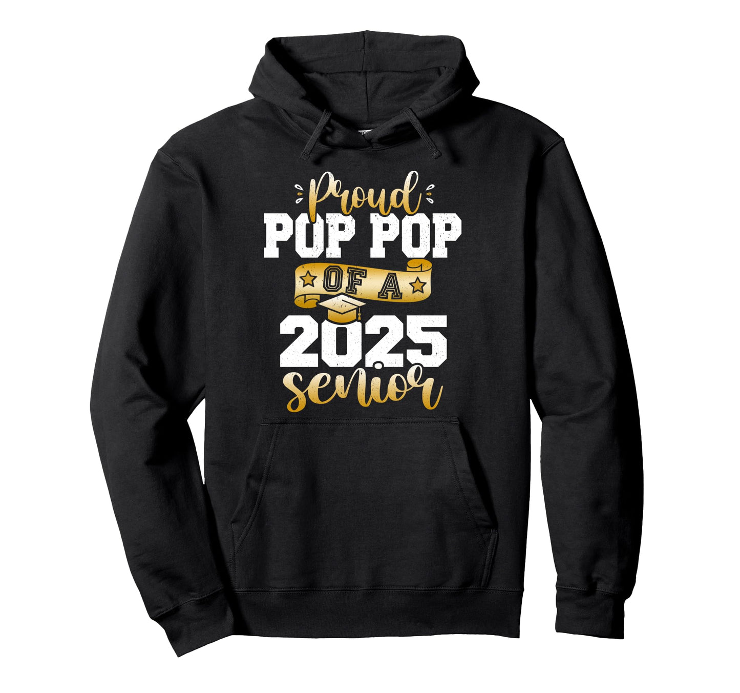 Proud Pop Pop 2025 Senior Class 2025 Hoodie - Minimalist Print Men Women - T-Shirt, Sweatshirt, Hoodie