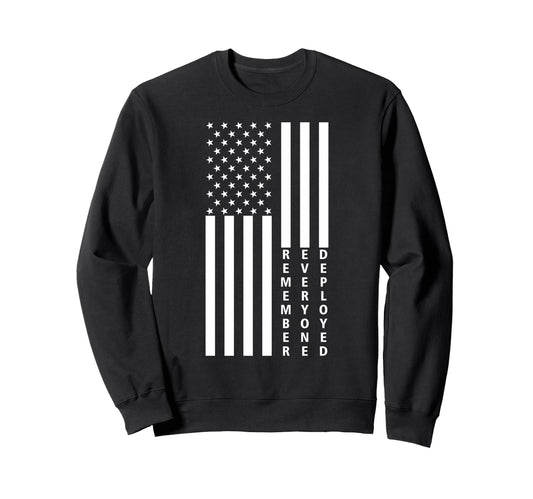 American Flag Red Friday Remember Sweatshirt - Streetwear Style Men Women - T-Shirt, Sweatshirt, Hoodie