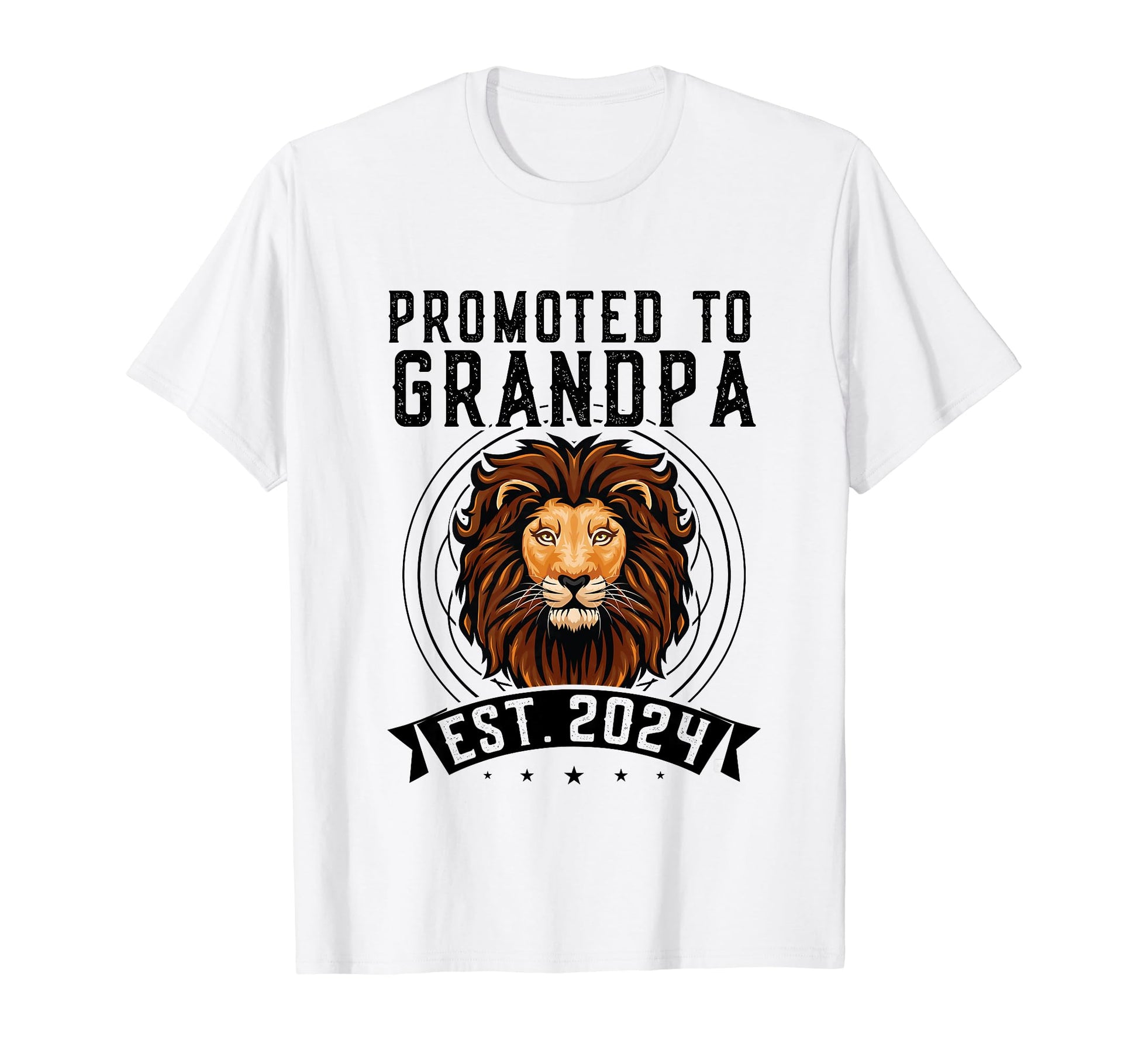 Promoted To Grandpa Est 2024 Grandpa T-Shirt - Trendy Graphic Unisex - T-Shirt, Sweatshirt, Hoodie