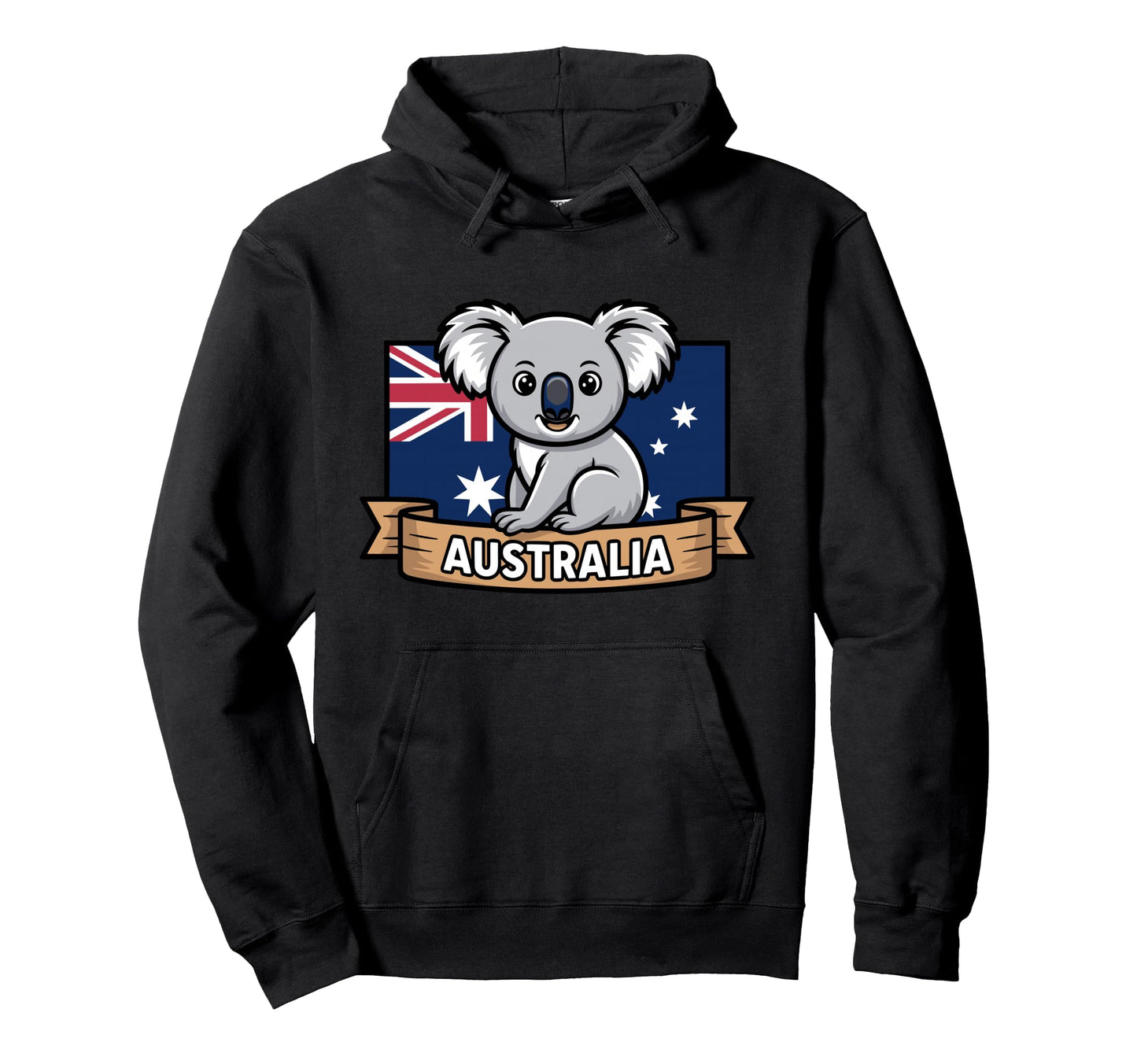 Australia Art Australian Traveler Hoodie - Minimalist Print Unisex - T-Shirt, Sweatshirt, Hoodie