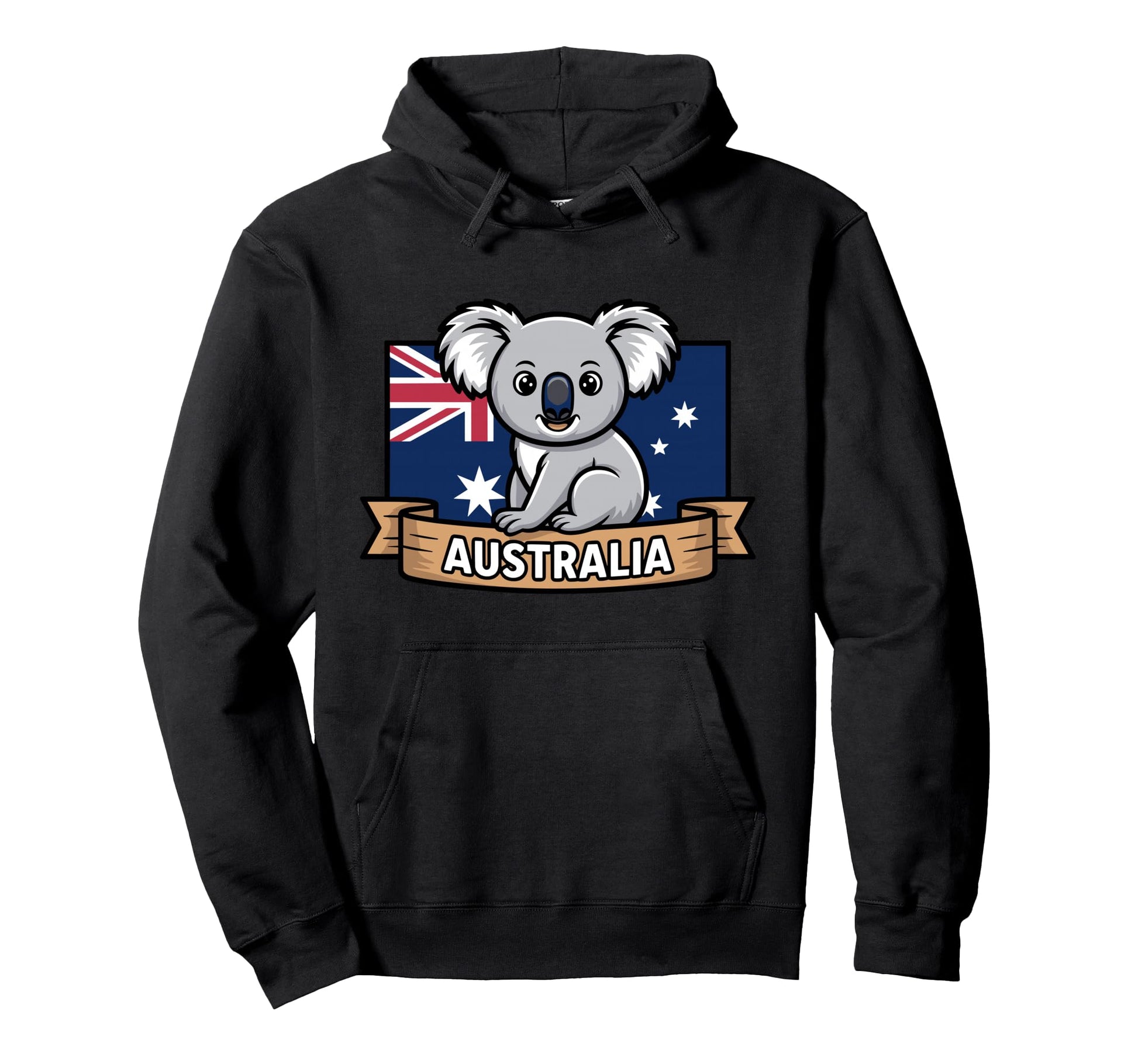 Australia Art Australian Traveler Hoodie - Minimalist Print Unisex - T-Shirt, Sweatshirt, Hoodie