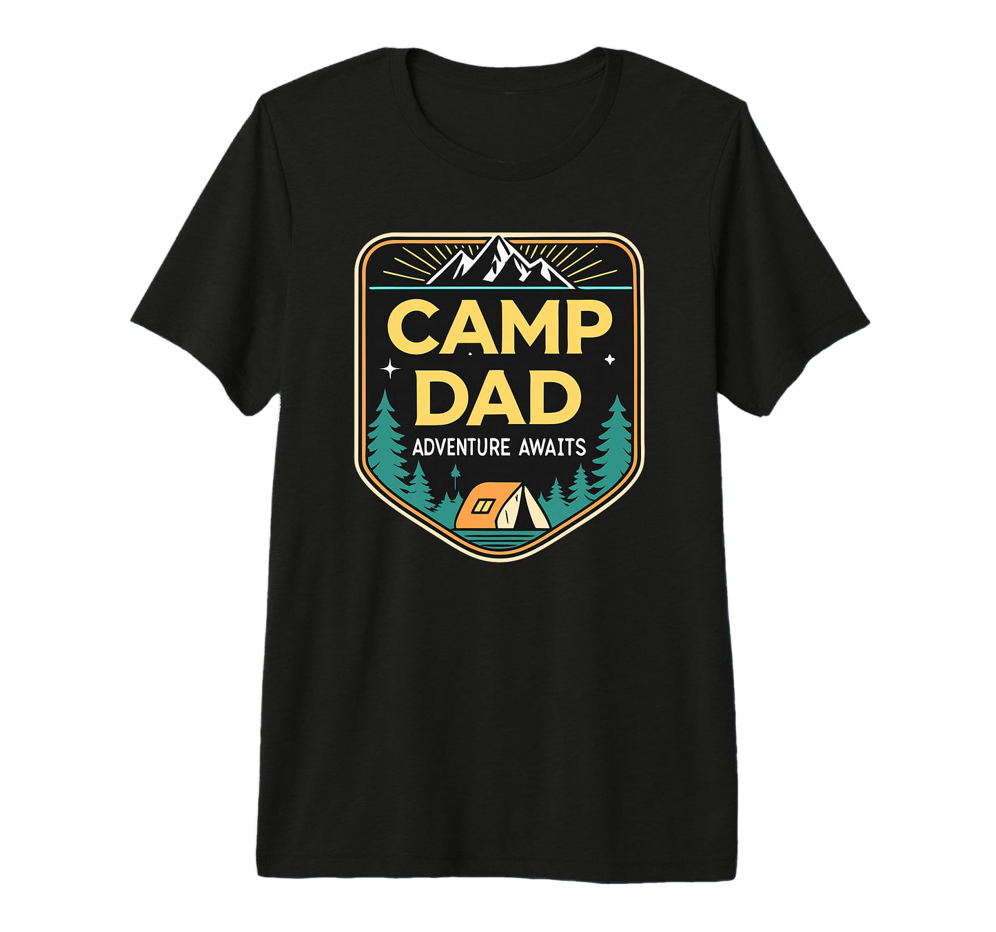 Mens Fathers Day Hunting Camp Dad T-Shirt - Fun Novelty Design for Adults - T-Shirt, Sweatshirt, Hoodie