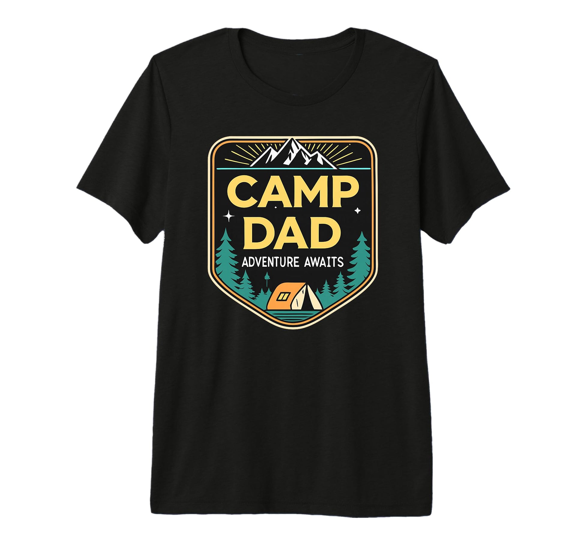Mens Fathers Day Hunting Camp Dad T-Shirt - Fun Novelty Design for Adults - T-Shirt, Sweatshirt, Hoodie