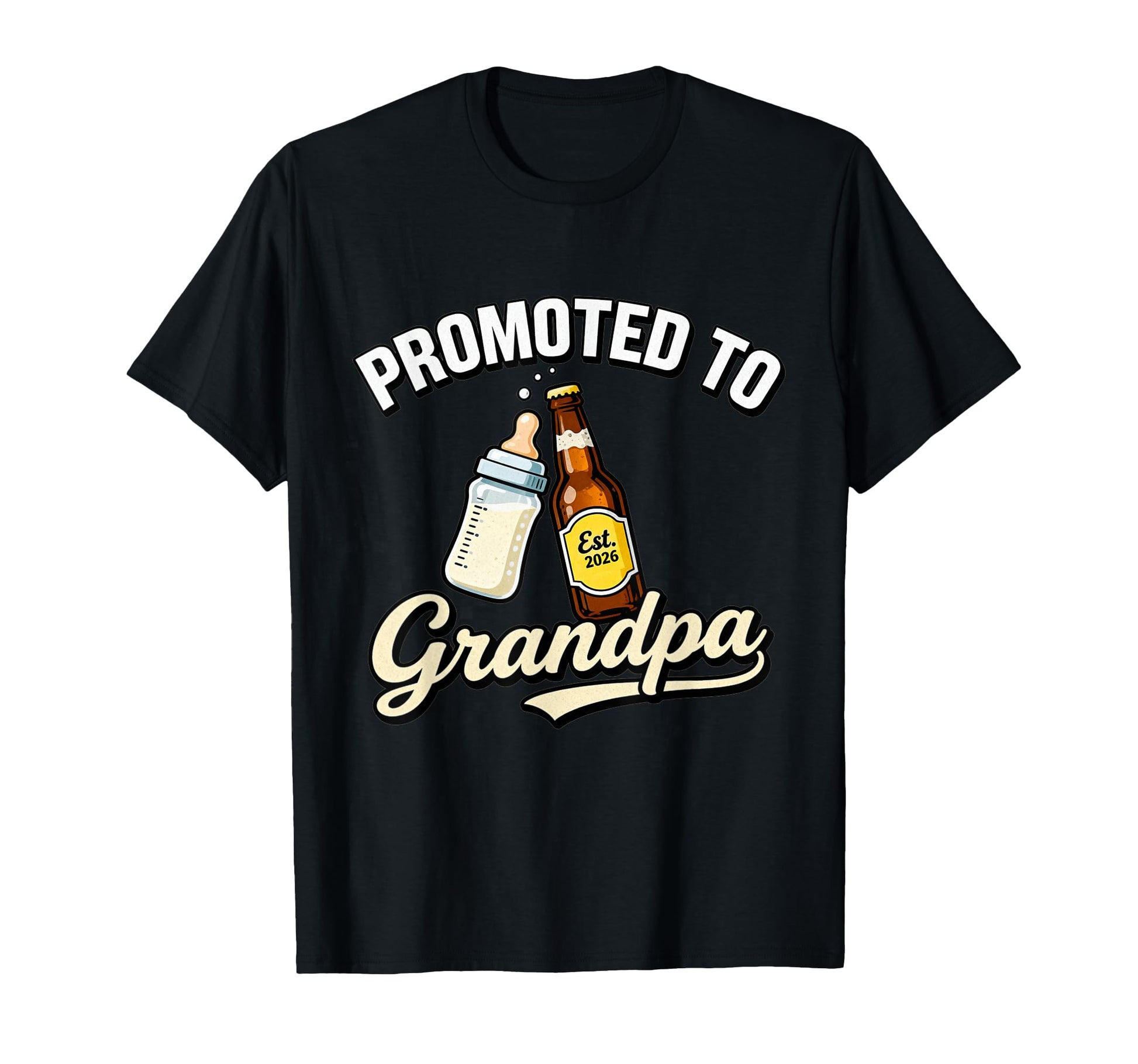 Promoted To Grandpa 2026 Pregnancy T-Shirt - Streetwear Style Men Women - T-Shirt, Sweatshirt, Hoodie