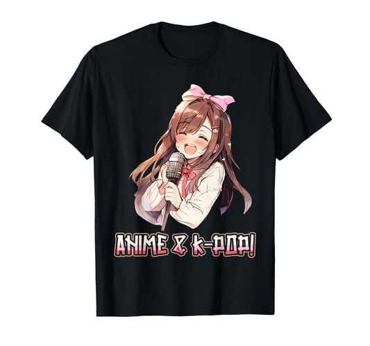 Anime And K Pop Korean Pop Music Kpop T-Shirt - Minimalist Print Unisex - T-Shirt, Sweatshirt, Hoodie