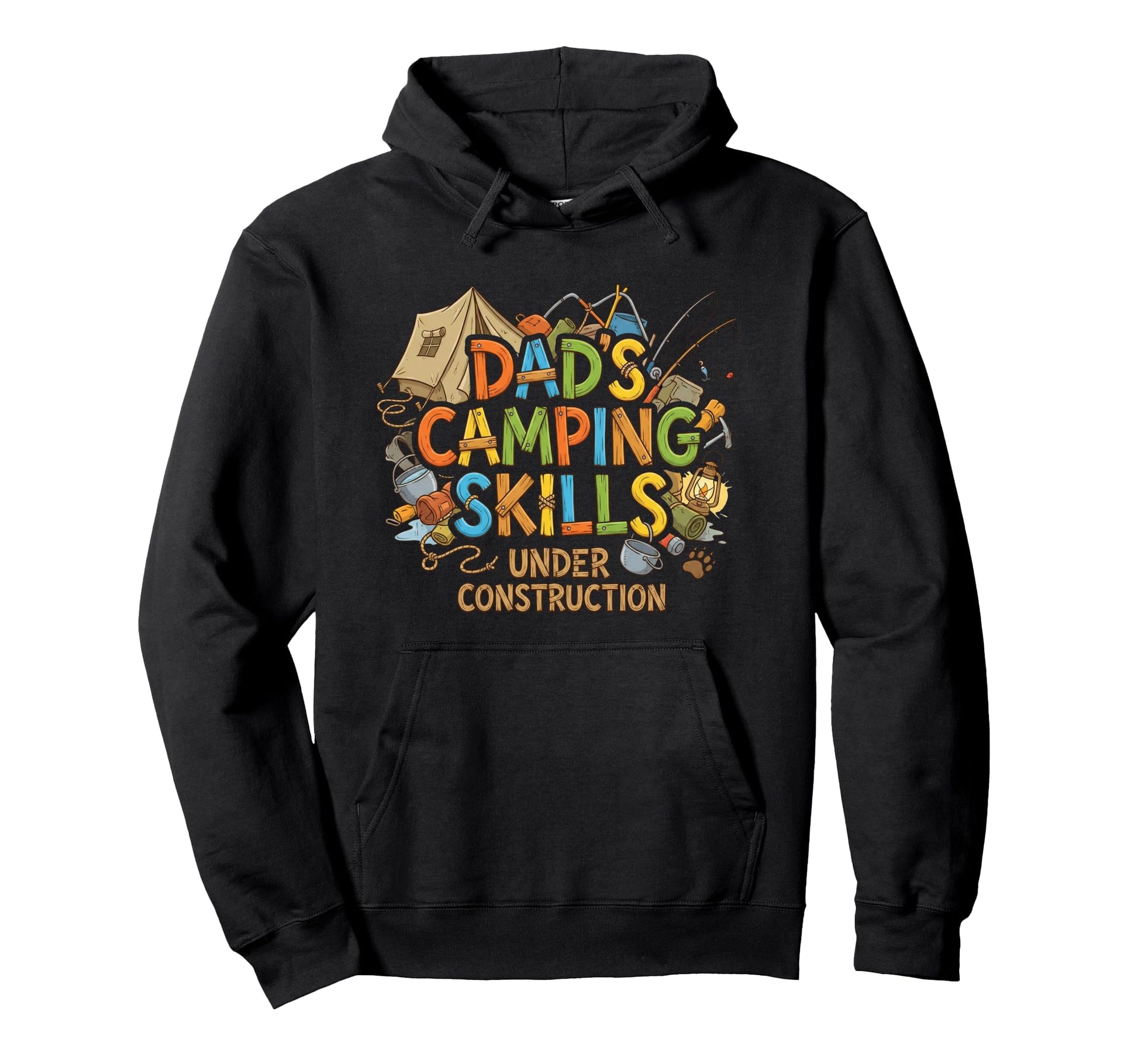 Funny Dad Camping Adventure Outdoor Hoodie - Fun Novelty Design Unisex - T-Shirt, Sweatshirt, Hoodie