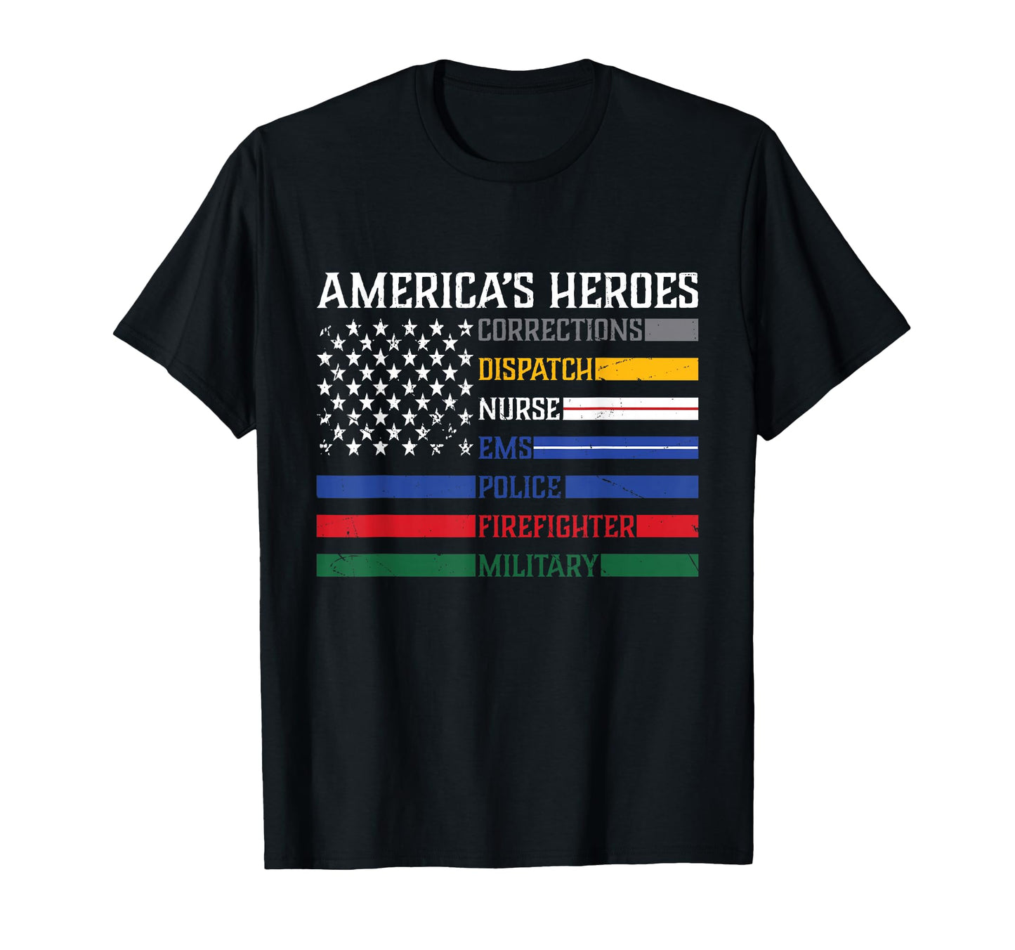 First Responders Police Military T-Shirt - Graphic Print Men Women - T-Shirt, Sweatshirt, Hoodie