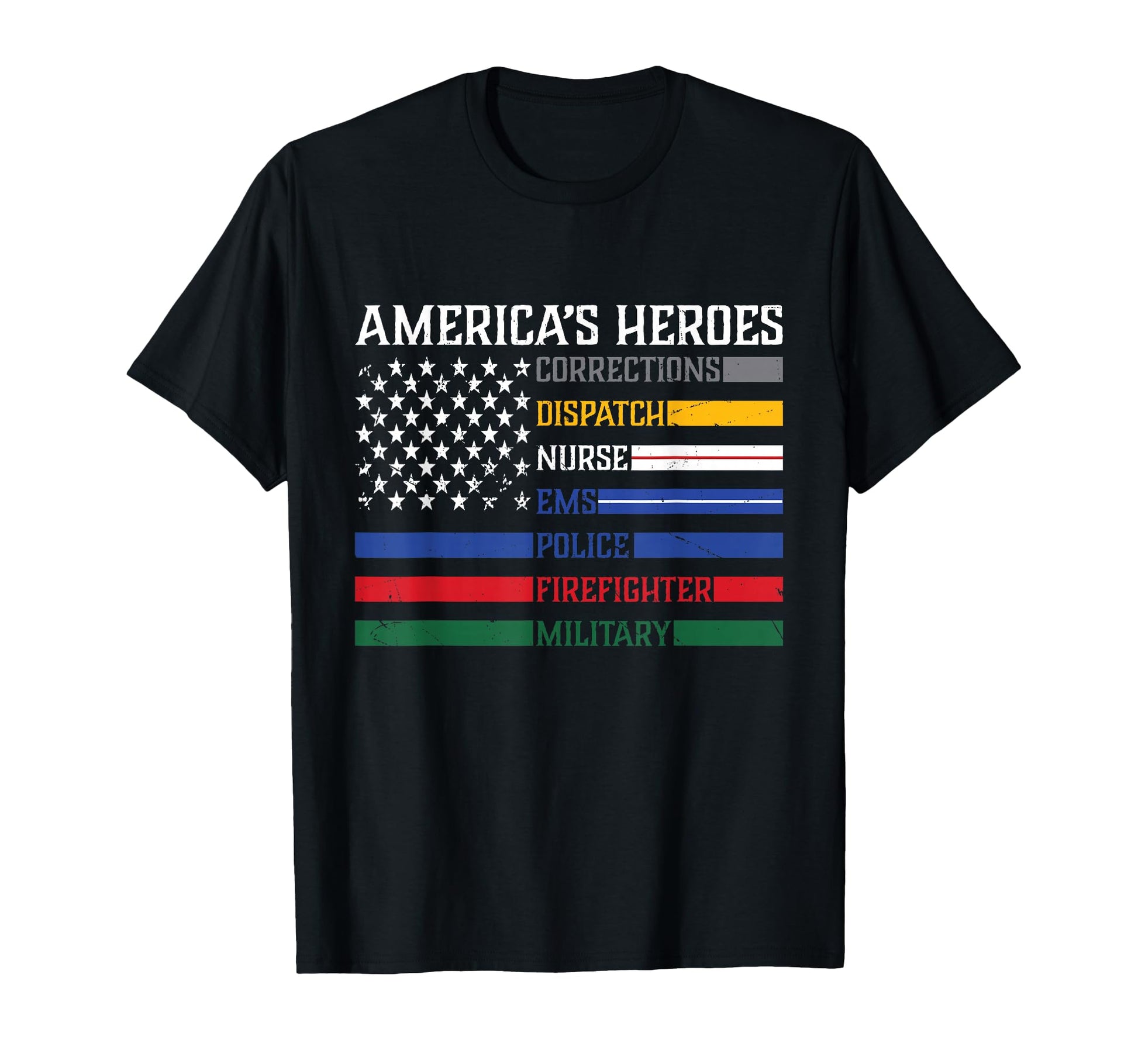 First Responders Police Military T-Shirt - Graphic Print Men Women - T-Shirt, Sweatshirt, Hoodie