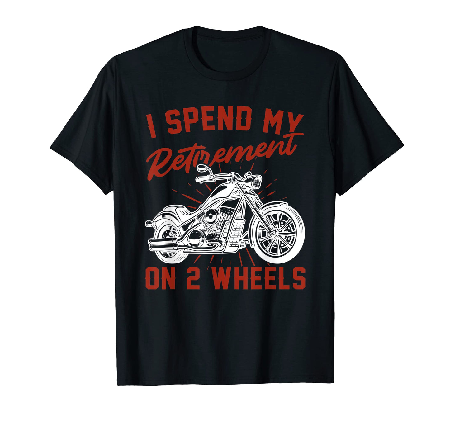 Biker Ride Old School Motorcycle My Plan T-Shirt - Graphic Print Unisex - T-Shirt, Sweatshirt, Hoodie