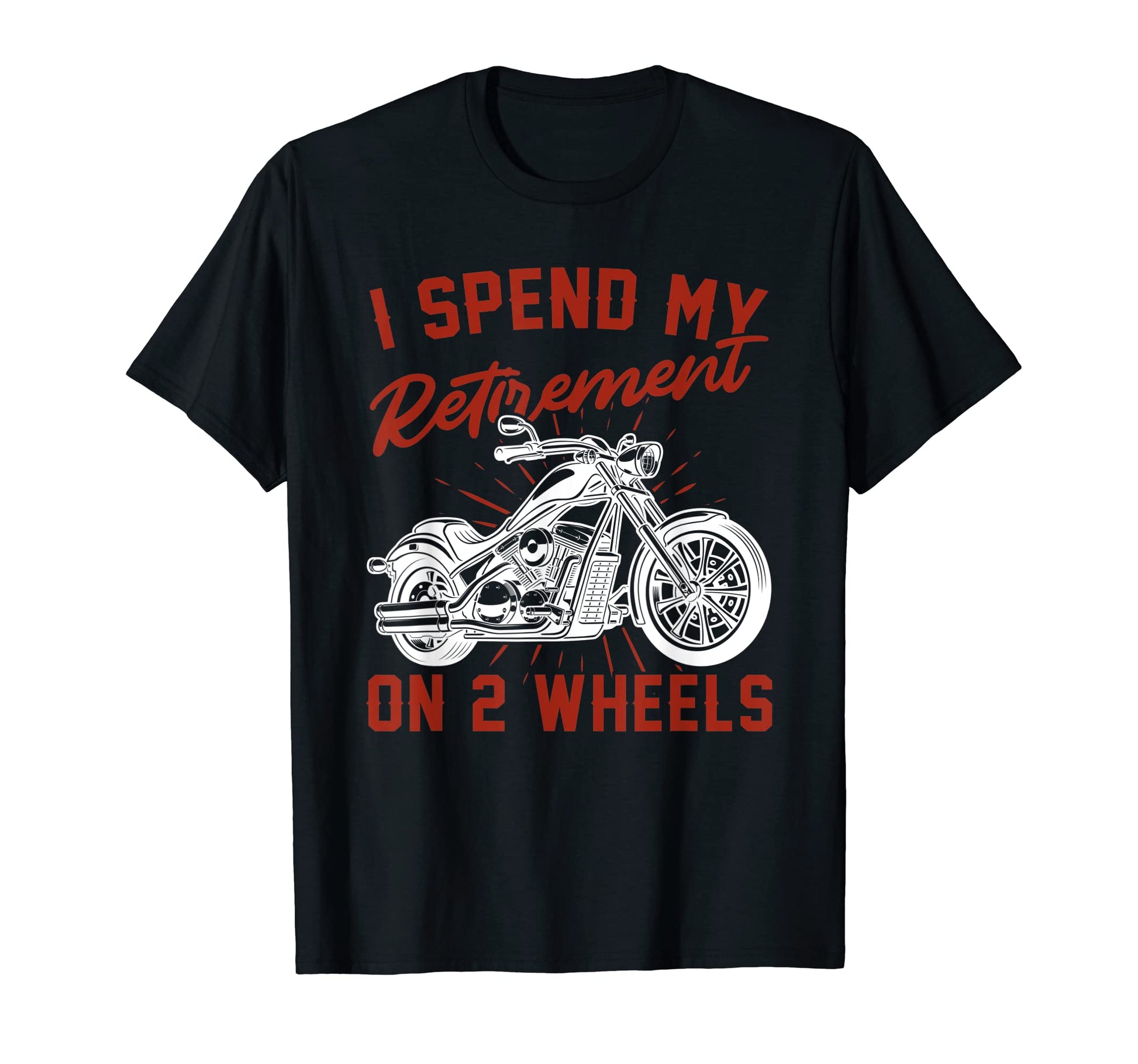Biker Ride Old School Motorcycle My Plan T-Shirt - Graphic Print Unisex - T-Shirt, Sweatshirt, Hoodie