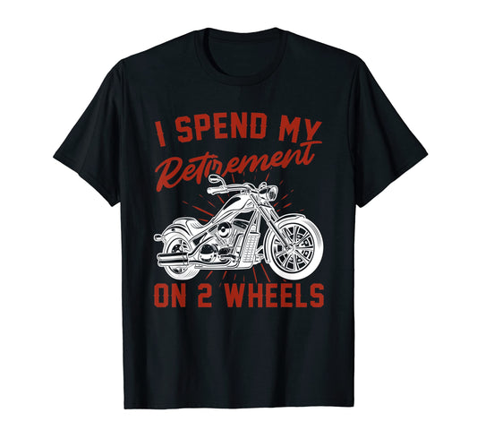 Biker Ride Old School Motorcycle My Plan T-Shirt - Graphic Print Unisex - T-Shirt, Sweatshirt, Hoodie