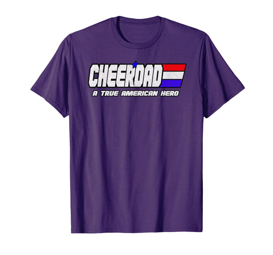 Cheer Dad Dad Supporting Daughter T-Shirt - Aesthetic Graphic for Adults - T-Shirt, Sweatshirt, Hoodie