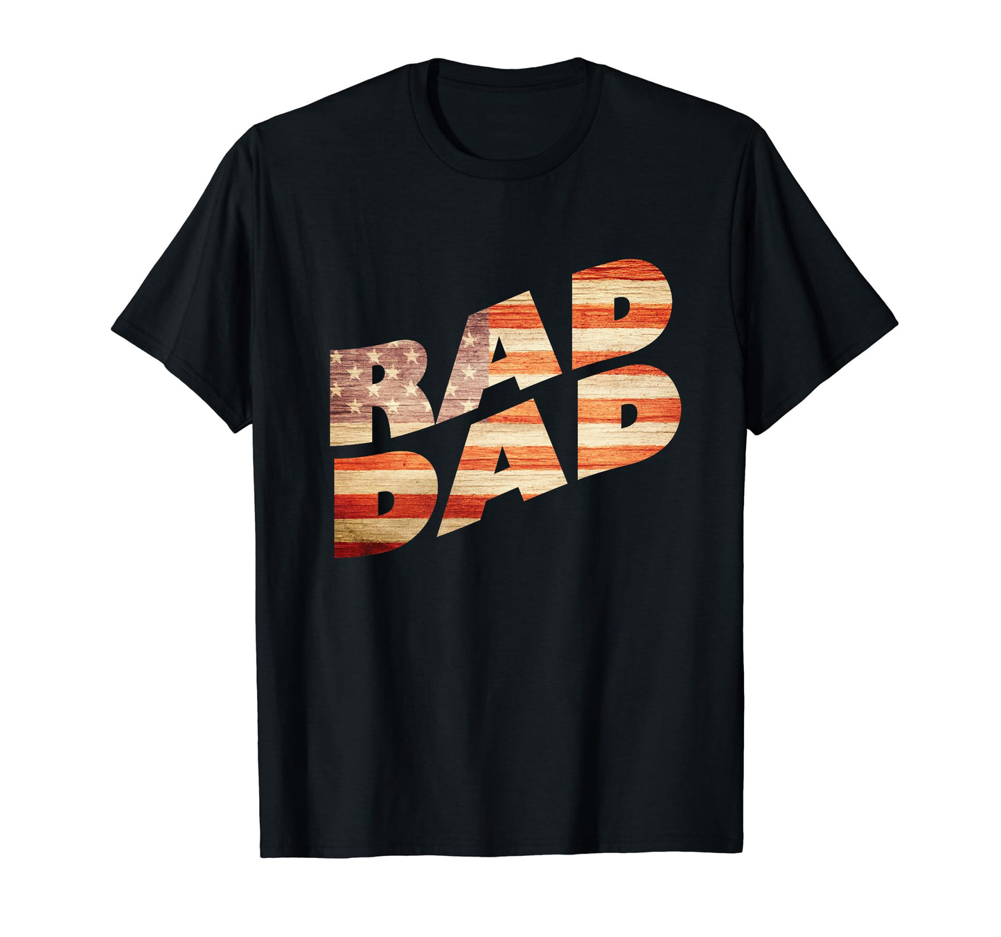 Rad Fathers Day Us Flag 4Th July Dad T-Shirt - Minimalist Print for Adults - T-Shirt, Sweatshirt, Hoodie