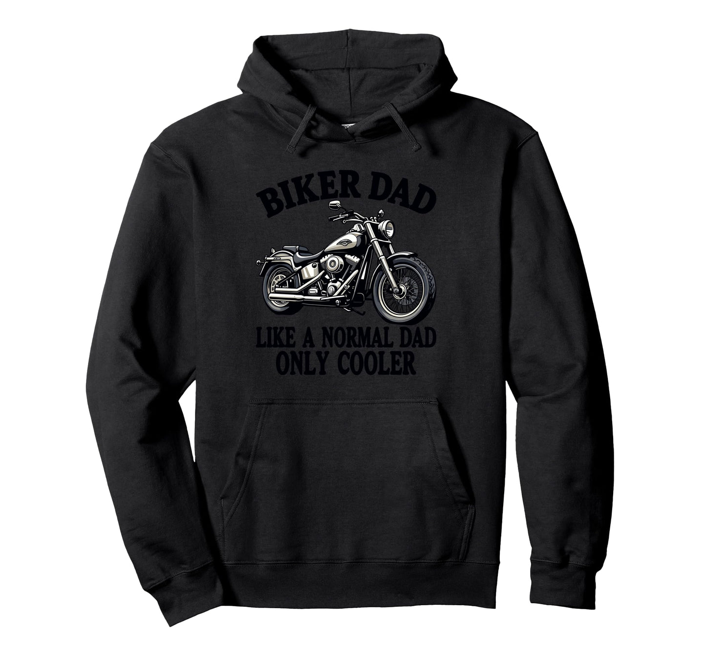 Father Rider Biker Dad Fathers Day Hoodie - Casual Everyday Wear Unisex - T-Shirt, Sweatshirt, Hoodie