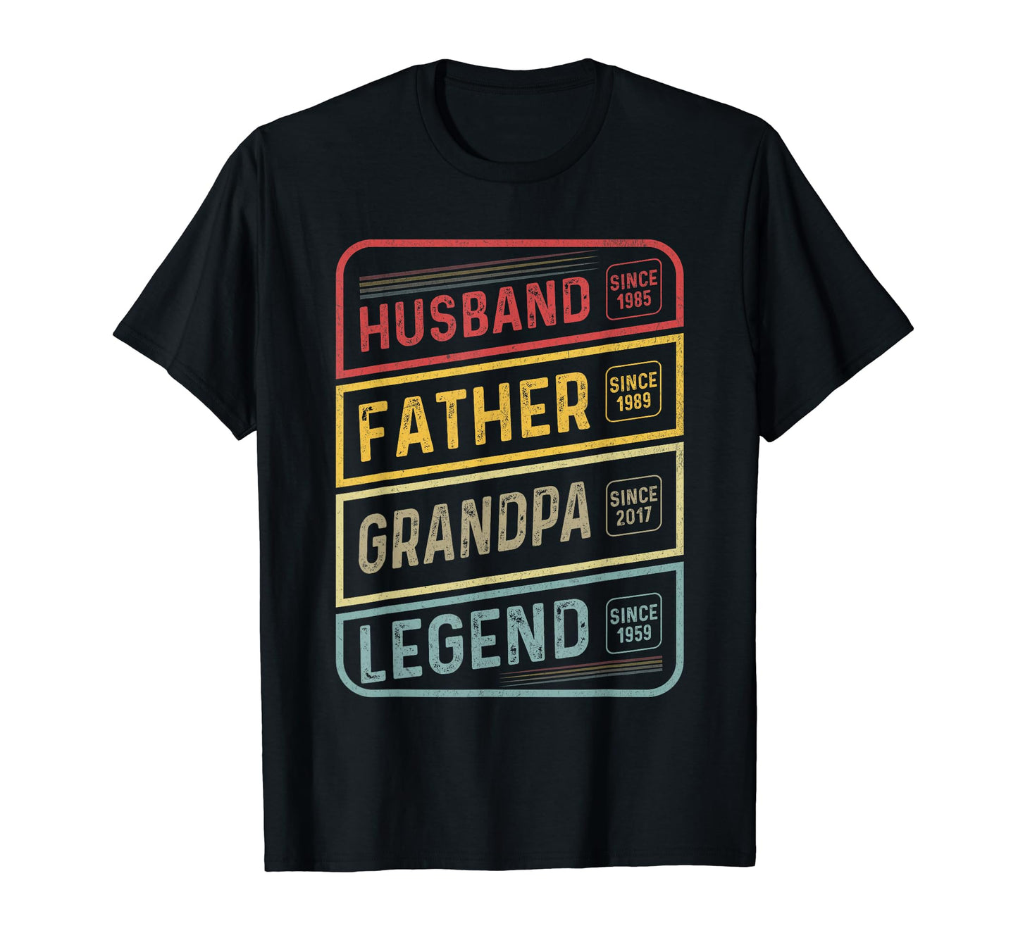 Dad Legend Husband Dad Grandpa T-Shirt - Custom Art Print for Adults - T-Shirt, Sweatshirt, Hoodie