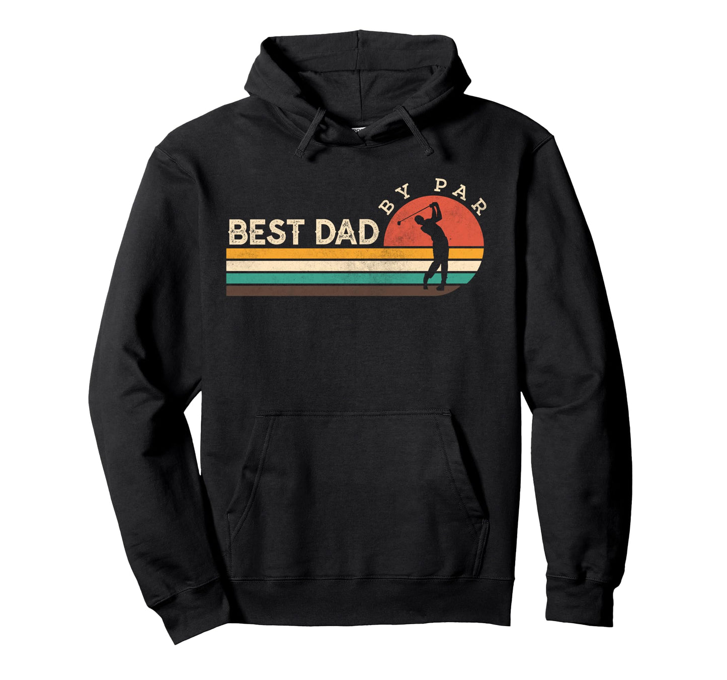 Funny Golf Shirts Dad Best Papa Par Hoodie - Fun Novelty Design for Adults - T-Shirt, Sweatshirt, Hoodie