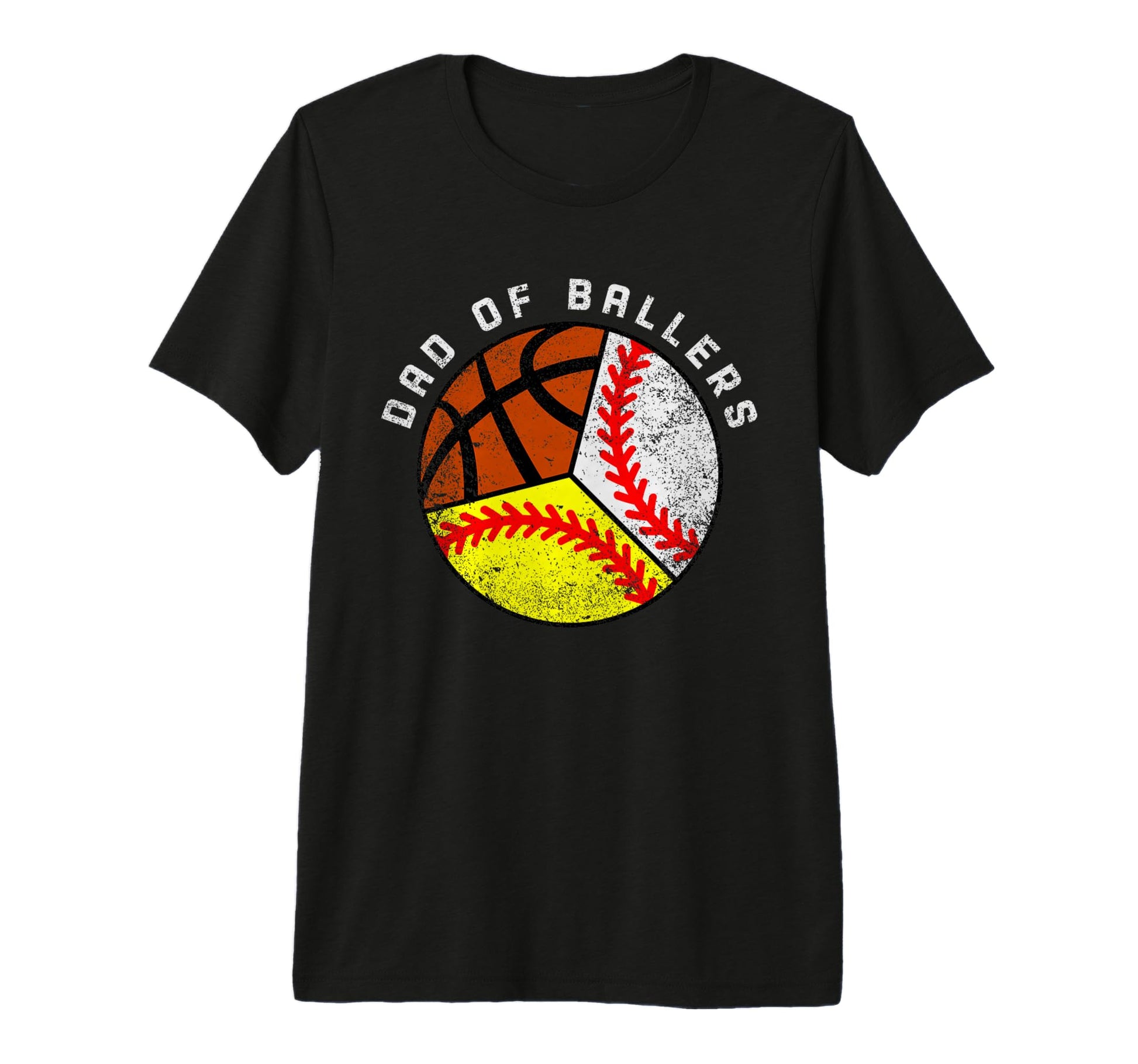Mens Dad Ballers Funny Baseball T-Shirt - Novelty Apparel Men Women - T-Shirt, Sweatshirt, Hoodie