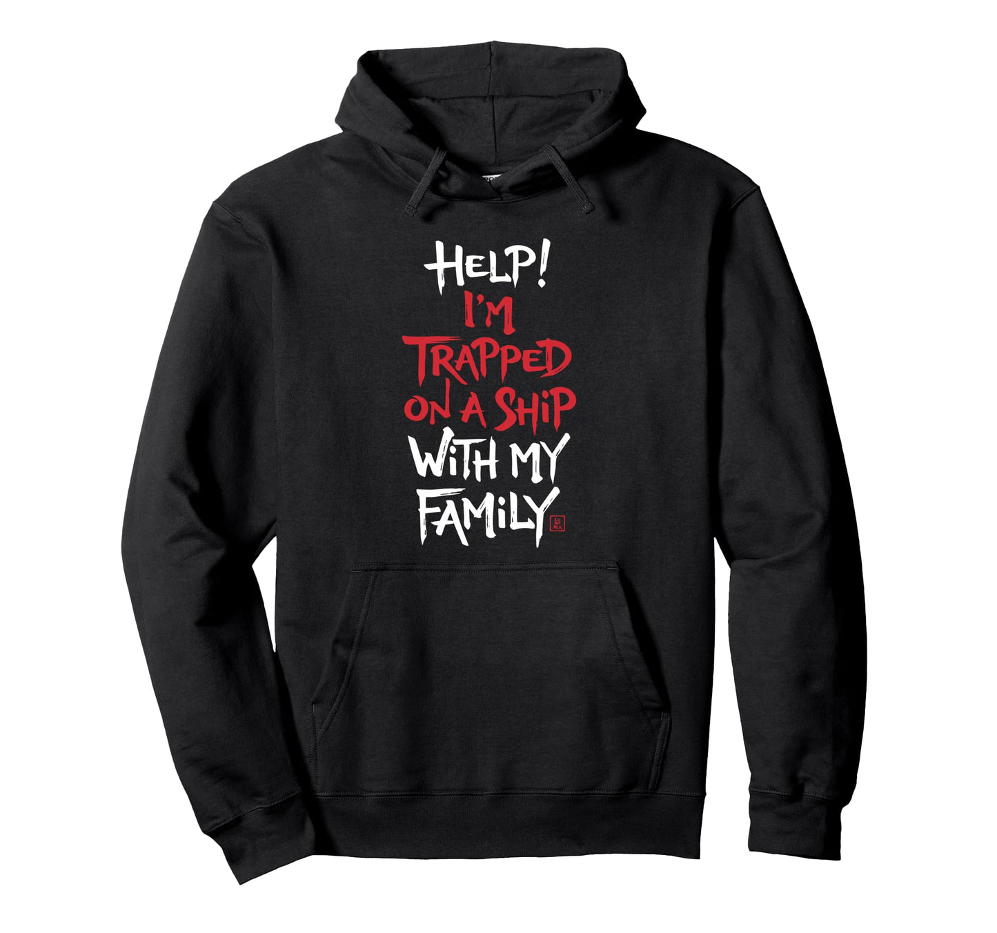 Help Im Trapped Ship My Family Funny Hoodie - Aesthetic Graphic for Adults - T-Shirt, Sweatshirt, Hoodie