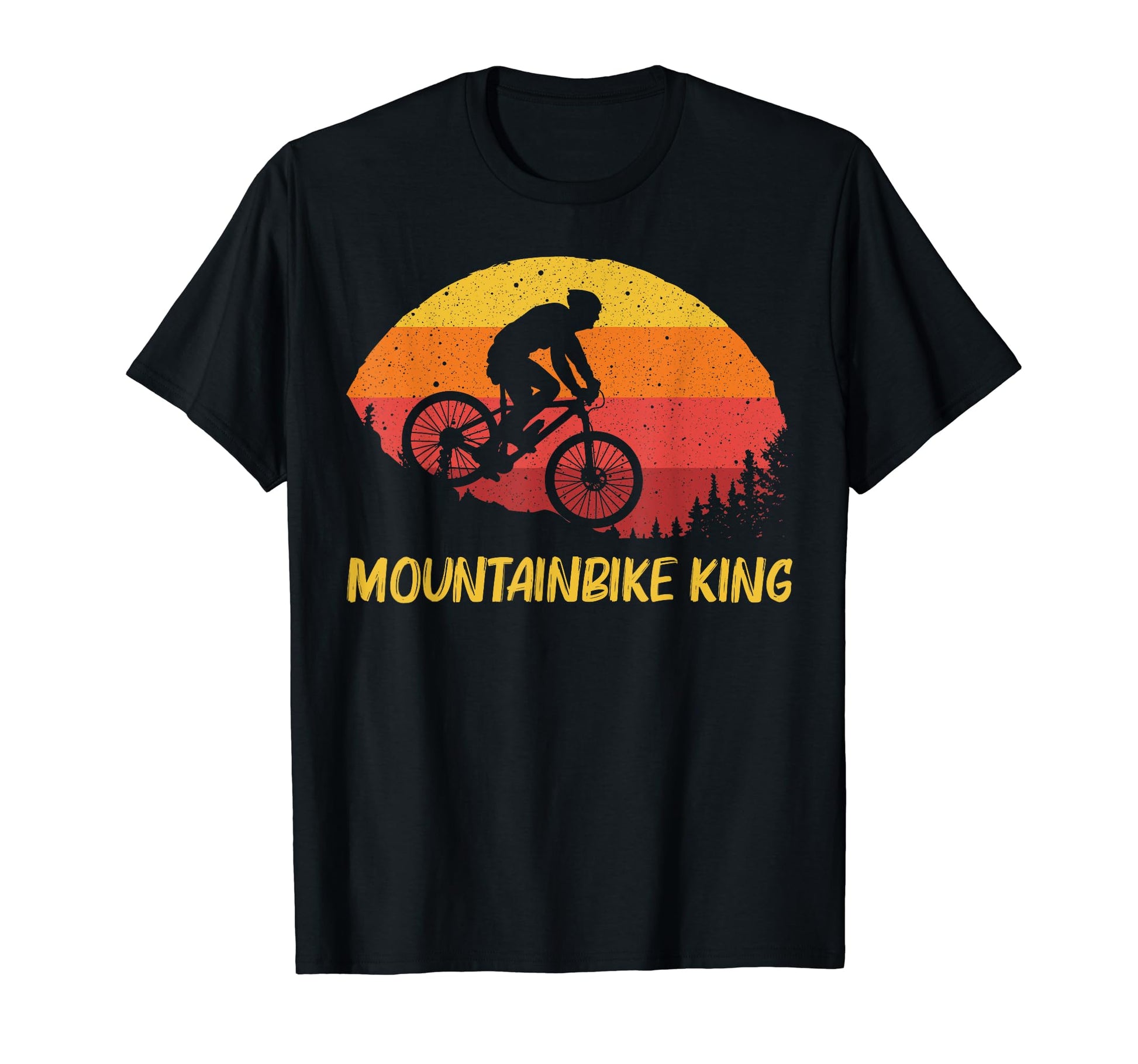 Mountain Biking Dad Biker Mtb Bicycle T-Shirt - Trendy Graphic for Adults - T-Shirt, Sweatshirt, Hoodie