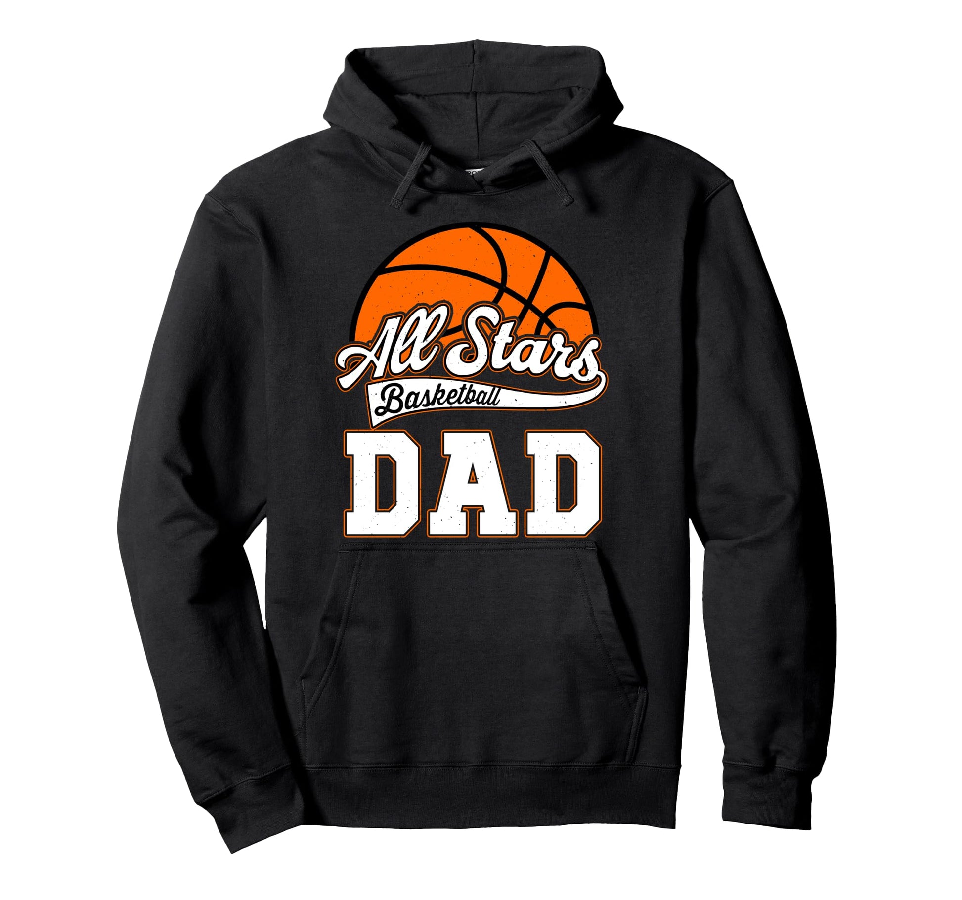 All Star Basketball Dad Birthday Baller Hoodie - Custom Art Print Men Women - T-Shirt, Sweatshirt, Hoodie