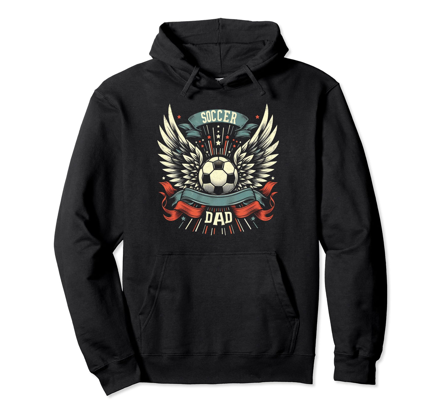 Soccer Dad Family Matching Dad Fathers Hoodie - Unique Graphic for Adults - T-Shirt, Sweatshirt, Hoodie