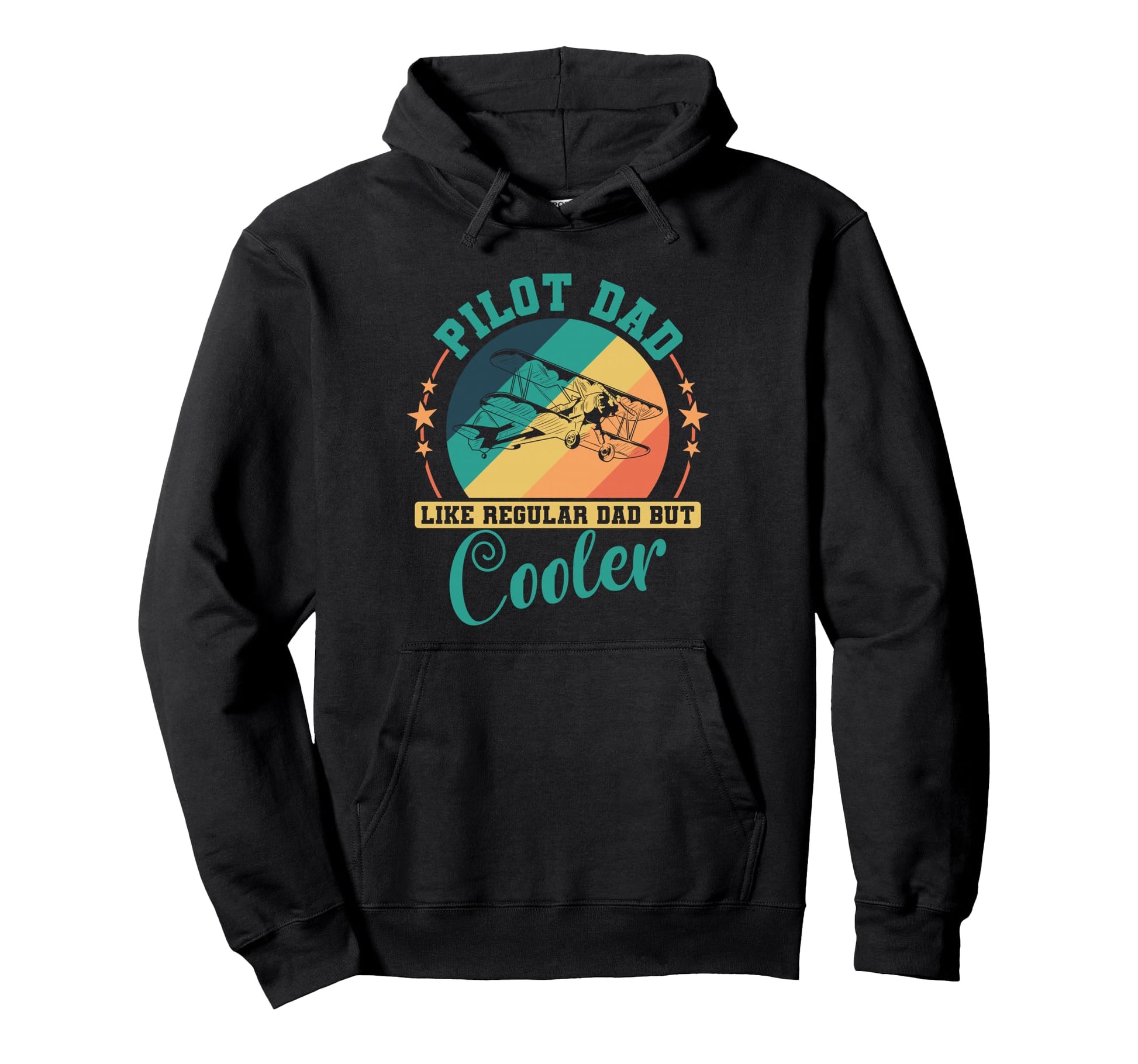 Pilot Dad Like Regular Dad But Cooler Hoodie - Graphic Print Men Women - T-Shirt, Sweatshirt, Hoodie