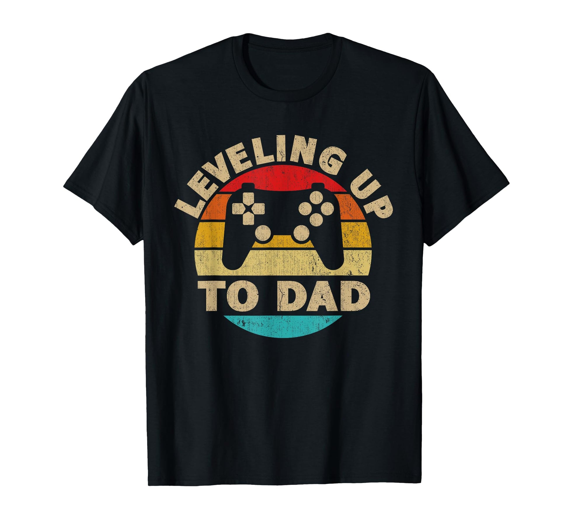 Leveling Up To Dad Funny Gamer T-Shirt - Custom Art Print for Adults - T-Shirt, Sweatshirt, Hoodie