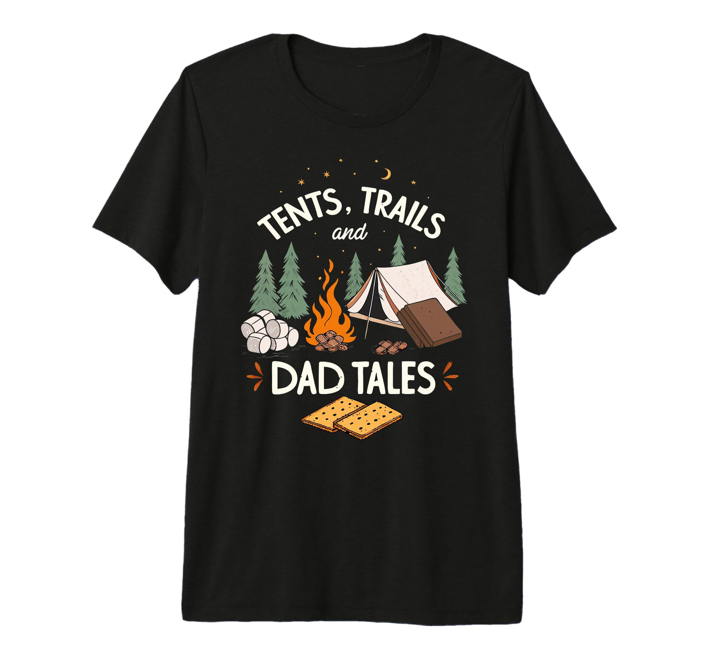 Mens Happy Fathers Day Camping T-Shirt - Streetwear Style for Adults - T-Shirt, Sweatshirt, Hoodie