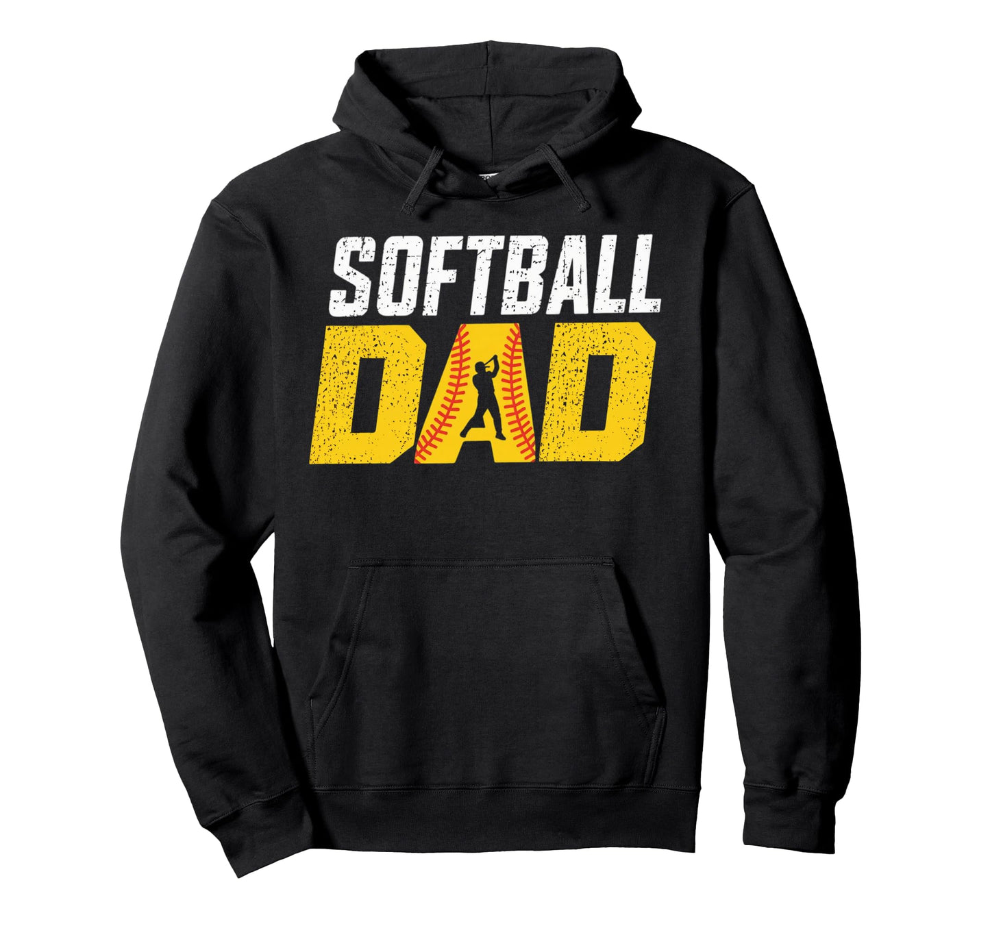 Dad Life Softball Baseball Grandpa Hoodie - Fun Novelty Design Men Women - T-Shirt, Sweatshirt, Hoodie