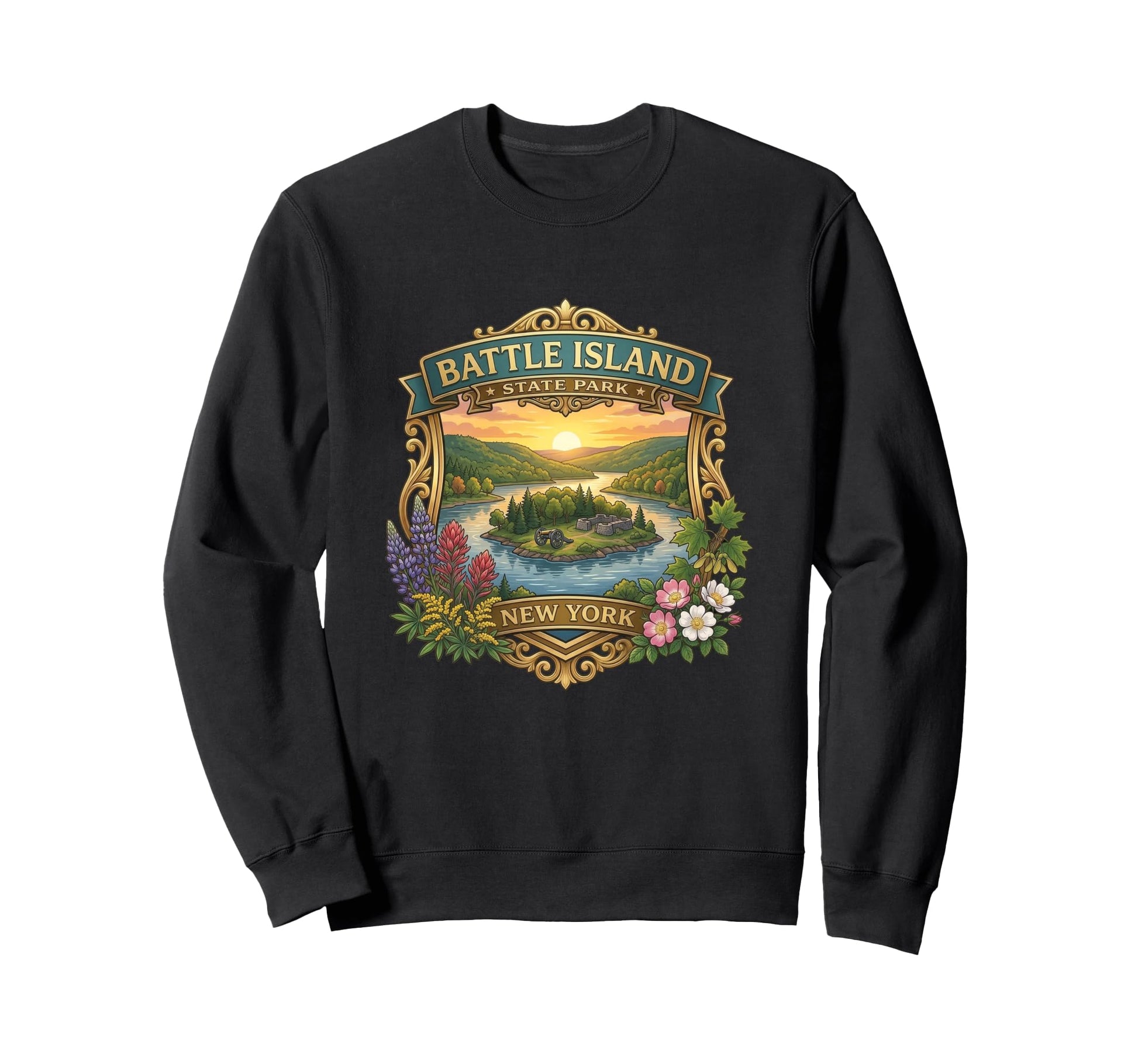 Battle Island State Park New York Sweatshirt - Streetwear Style Men Women - T-Shirt, Sweatshirt, Hoodie