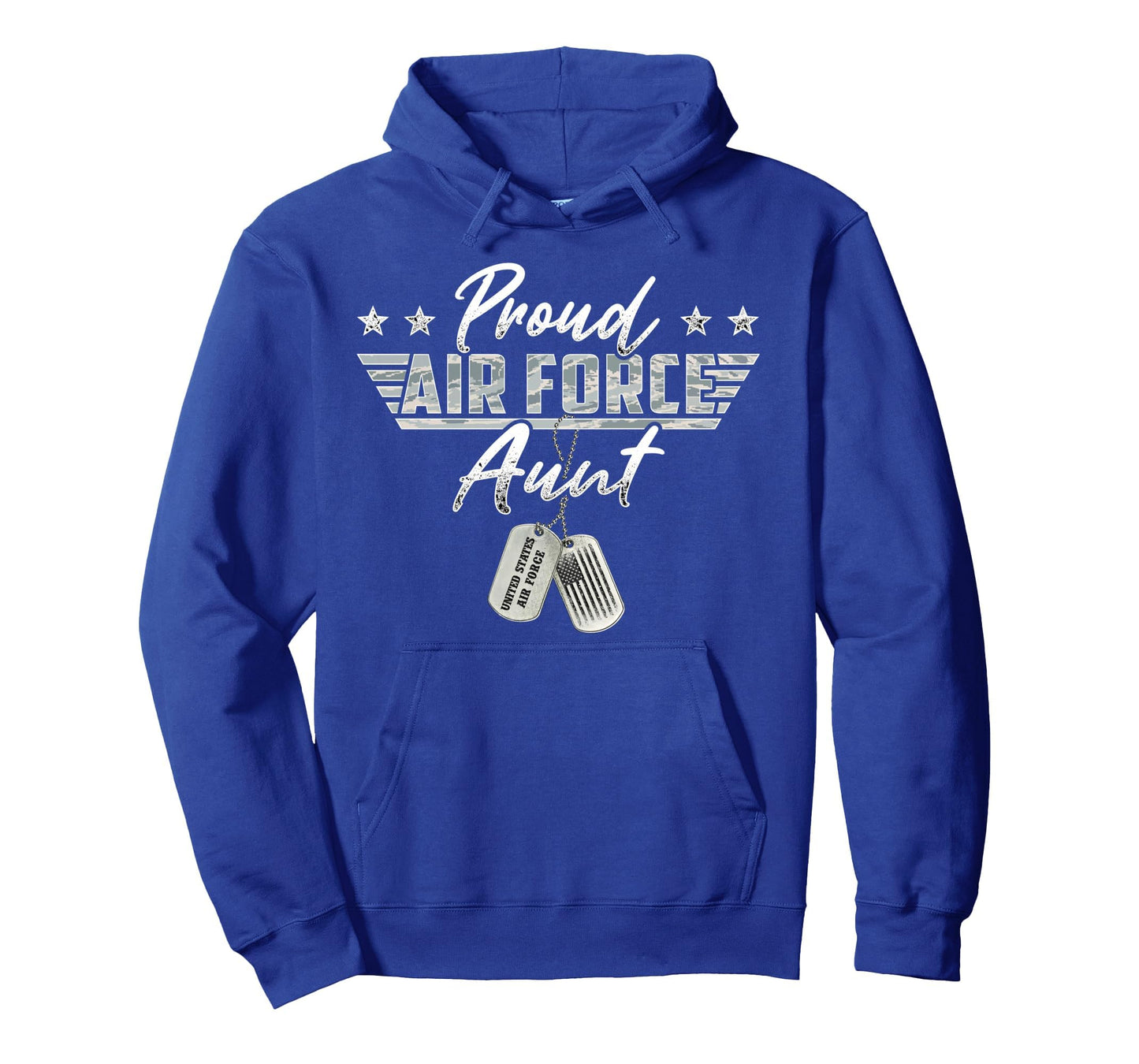 Proud Air Force Aunt Military Us Air Hoodie - Novelty Apparel Men Women - T-Shirt, Sweatshirt, Hoodie