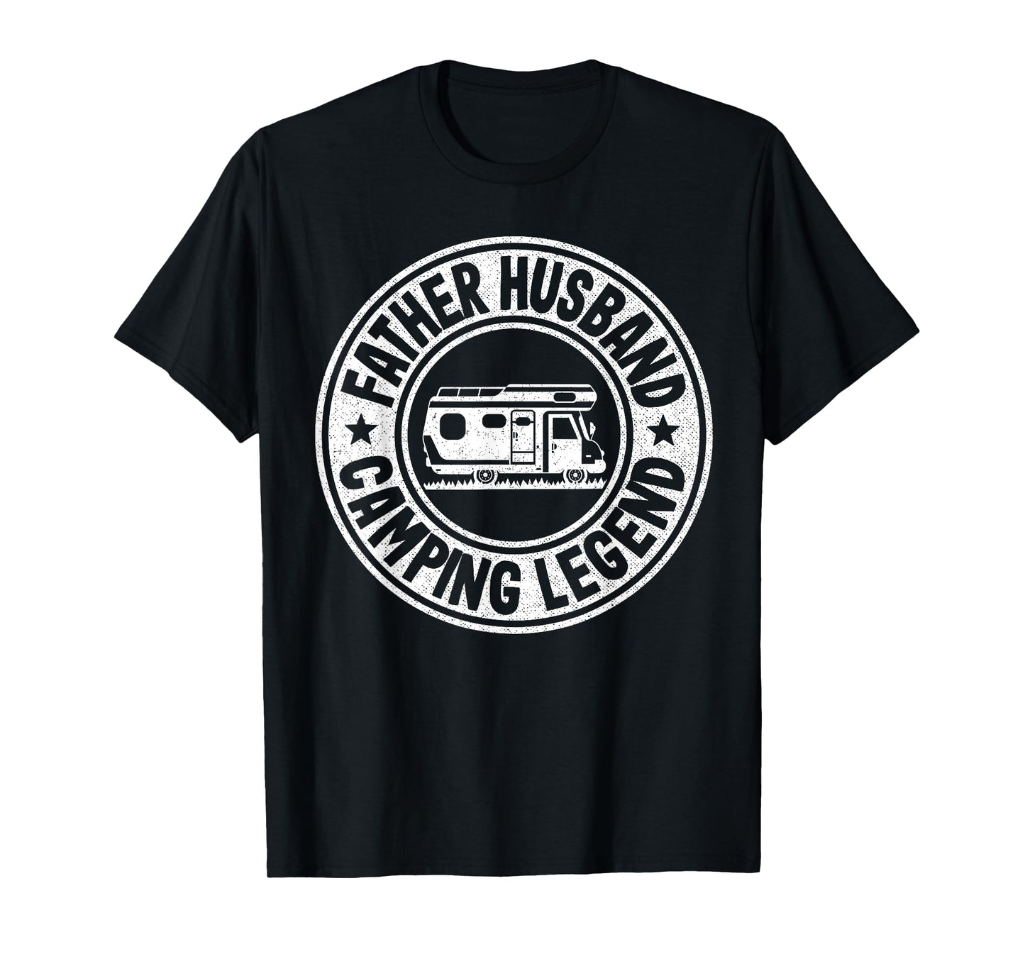 Father Husband Camping Legend Rv T-Shirt - Fun Novelty Design Unisex - T-Shirt, Sweatshirt, Hoodie