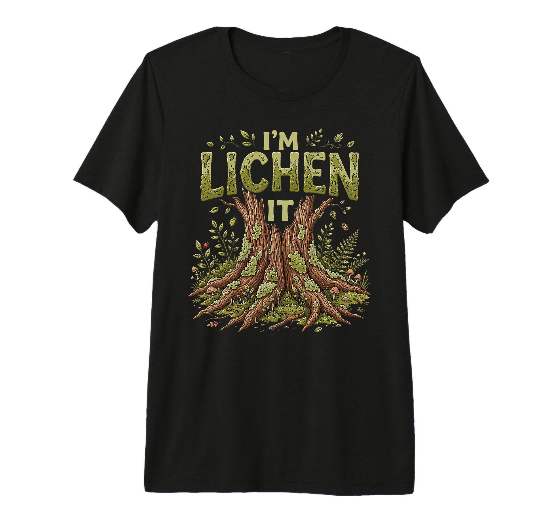 Im Lichen It Funny Plant Tree Lover Tri T-Shirt - Novelty Apparel Unisex - T-Shirt, Sweatshirt, Hoodie